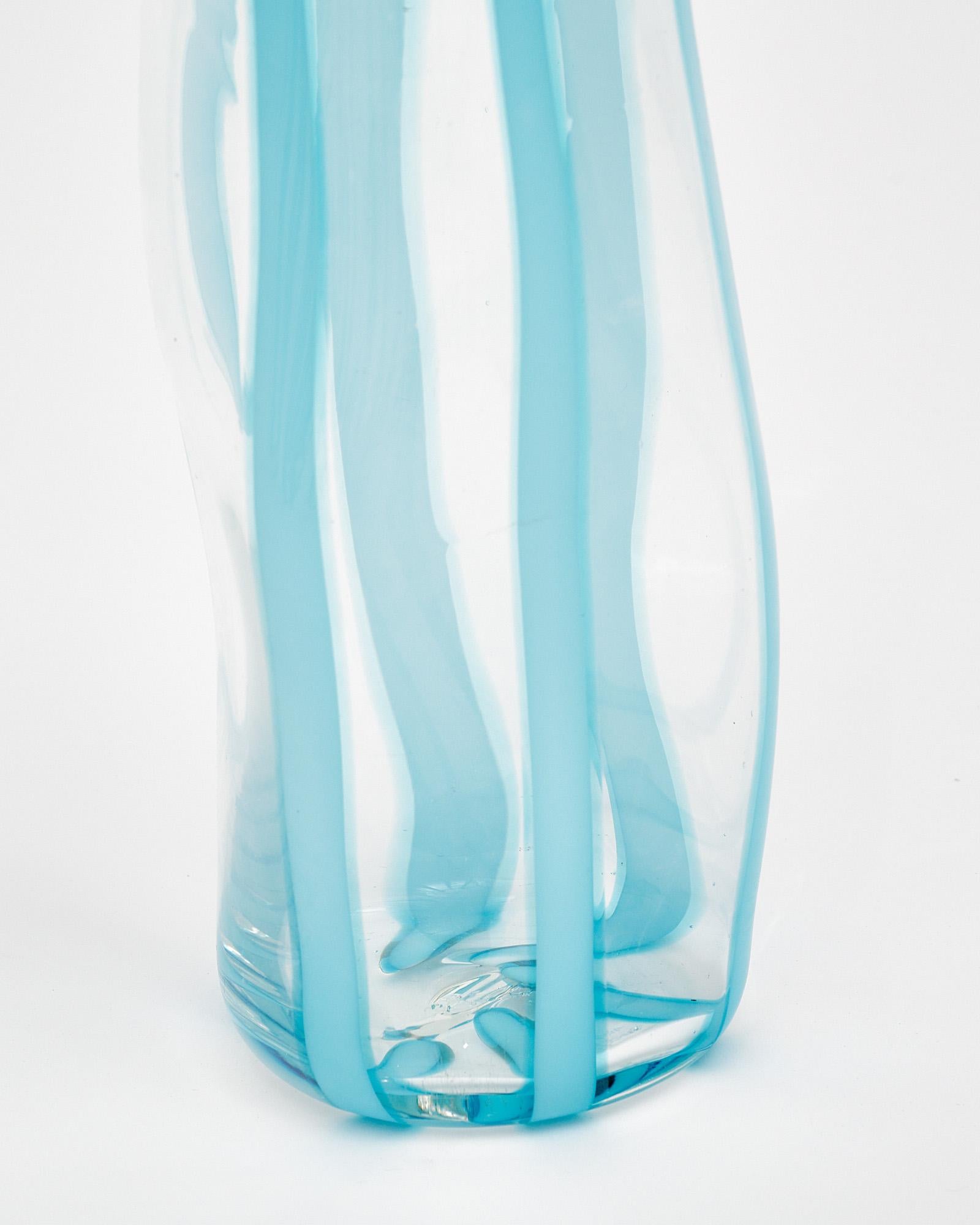 Murano Glas Himmelblau Karaffe und Gläser im Angebot 2