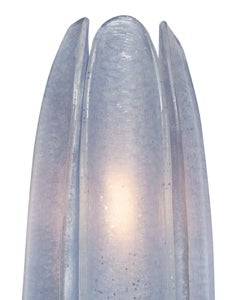 Murano Glass Sky Blue Paneled Sconces