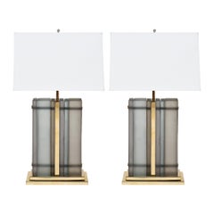 Murano Glass Slab Lamps