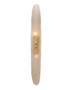Murano Glass Smoked Single Panel Sconces