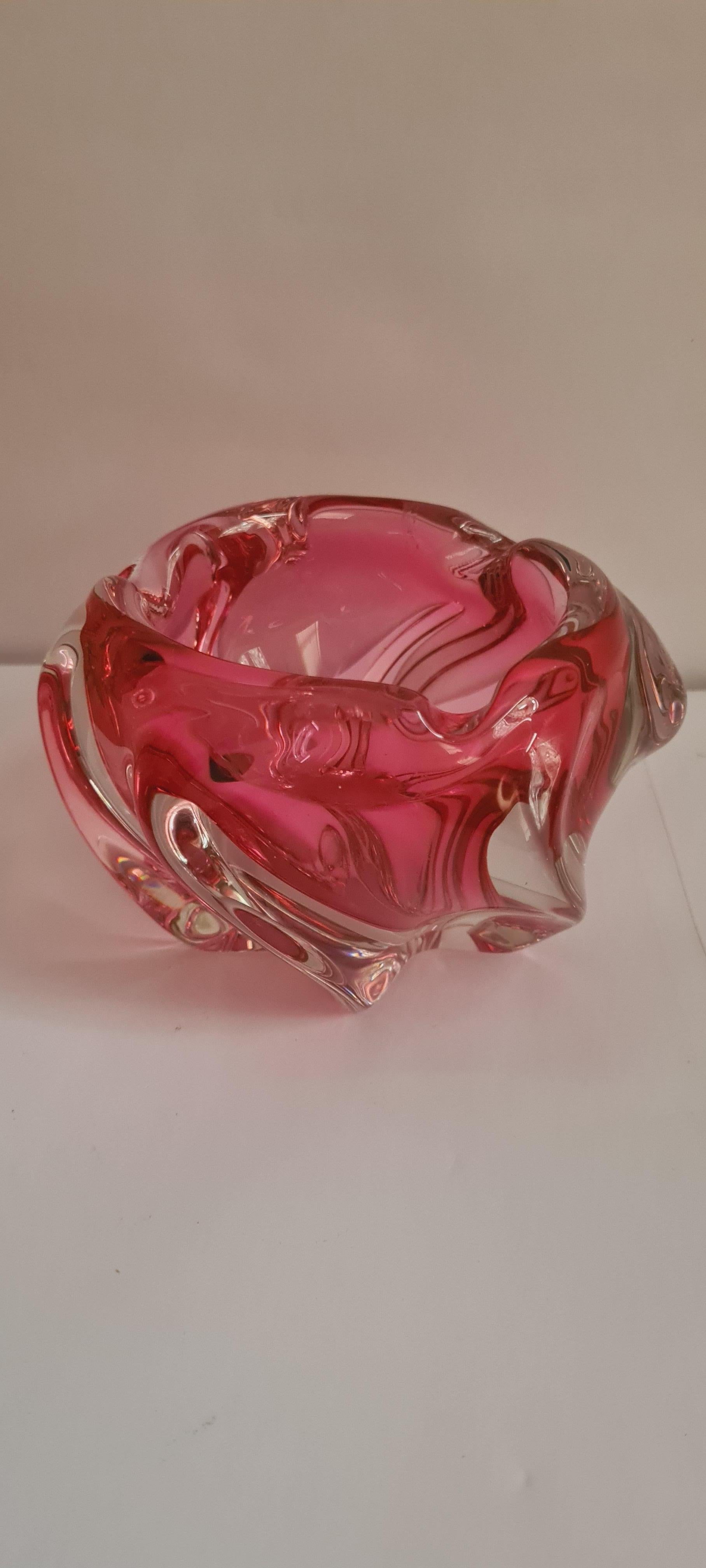 Murano Glass Sommerso Ashtray, Archimede Seguso For Sale 3