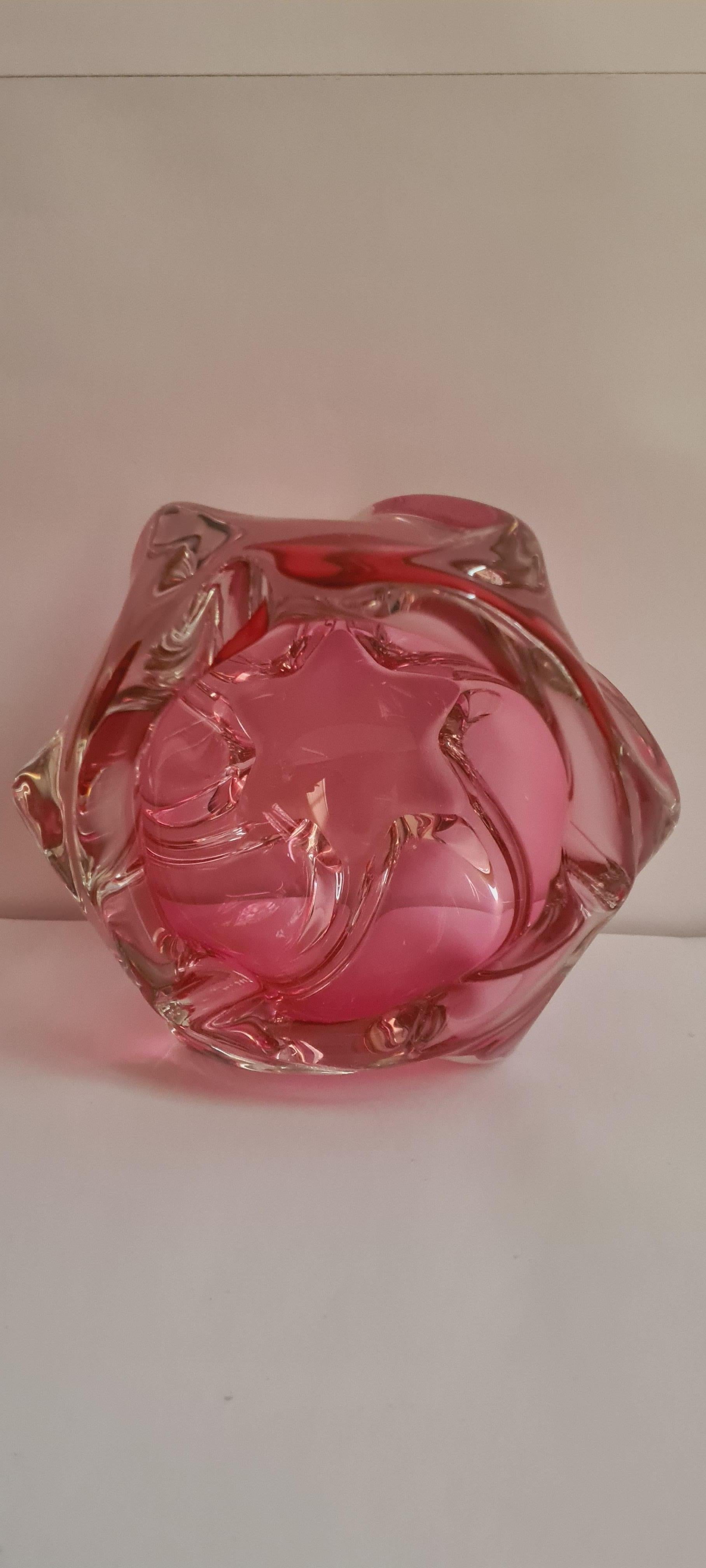 Murano Glass Sommerso Ashtray, Archimede Seguso For Sale 2