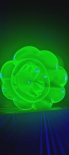 Antonio da Ros for Cenedese murano glass somerso uranium bird