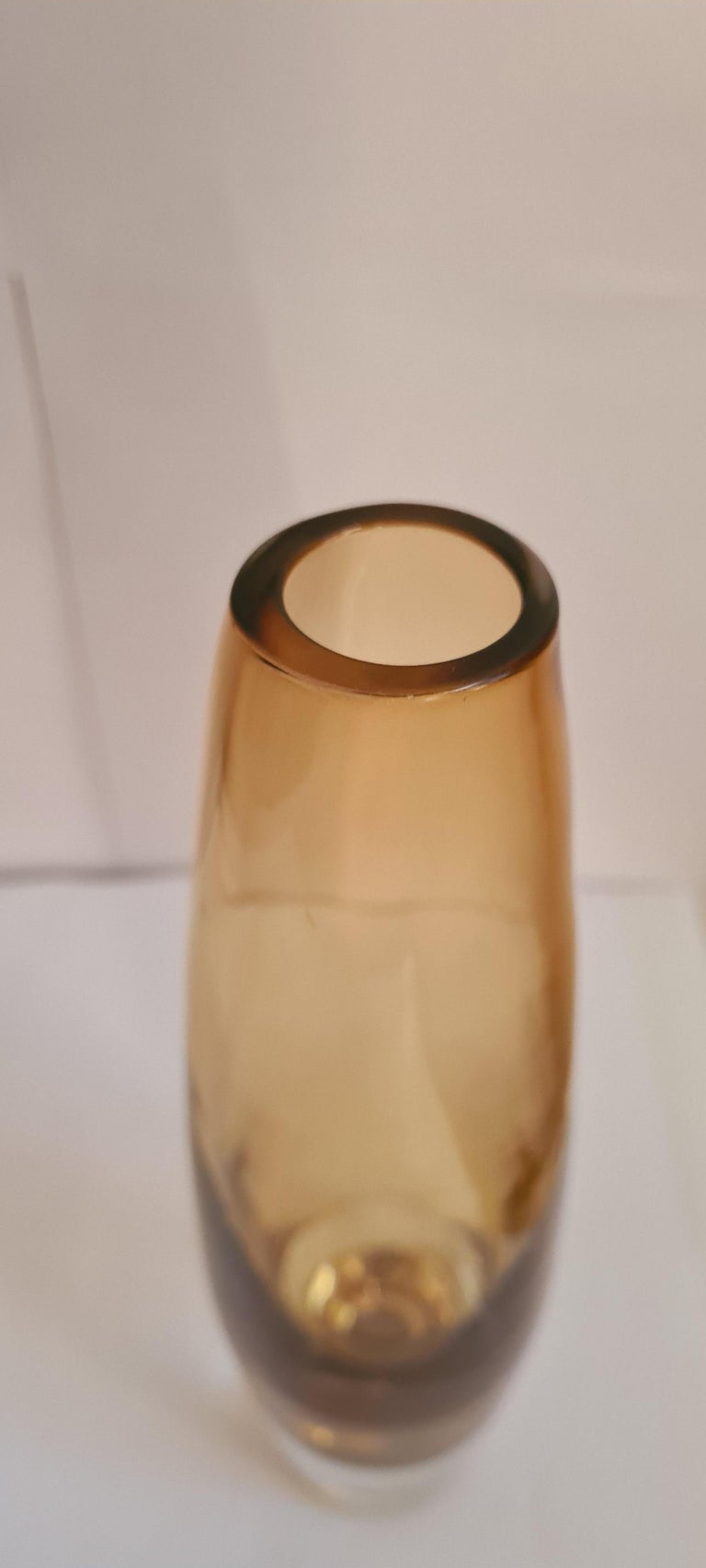 Italian Murano Glass Sommerso Vase, Vetri Salviati by Luciano Gaspari For Sale