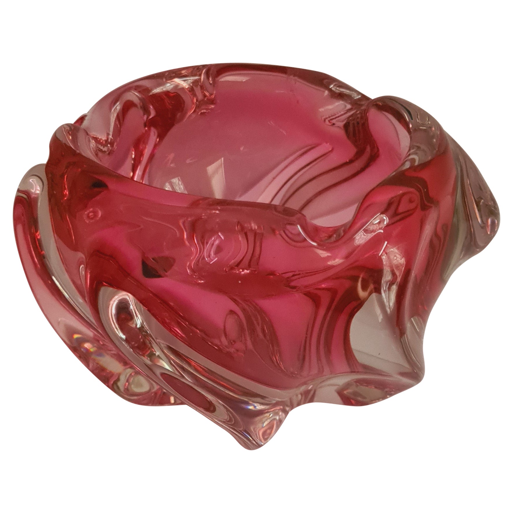 Cendrier Sommerso en verre de Murano, Archimede Seguso en vente