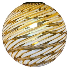 Murano Glass Sphere chandelier Attr to Venini, ca. 1970