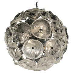 Murano Glass Sphere Chandelier From Italy