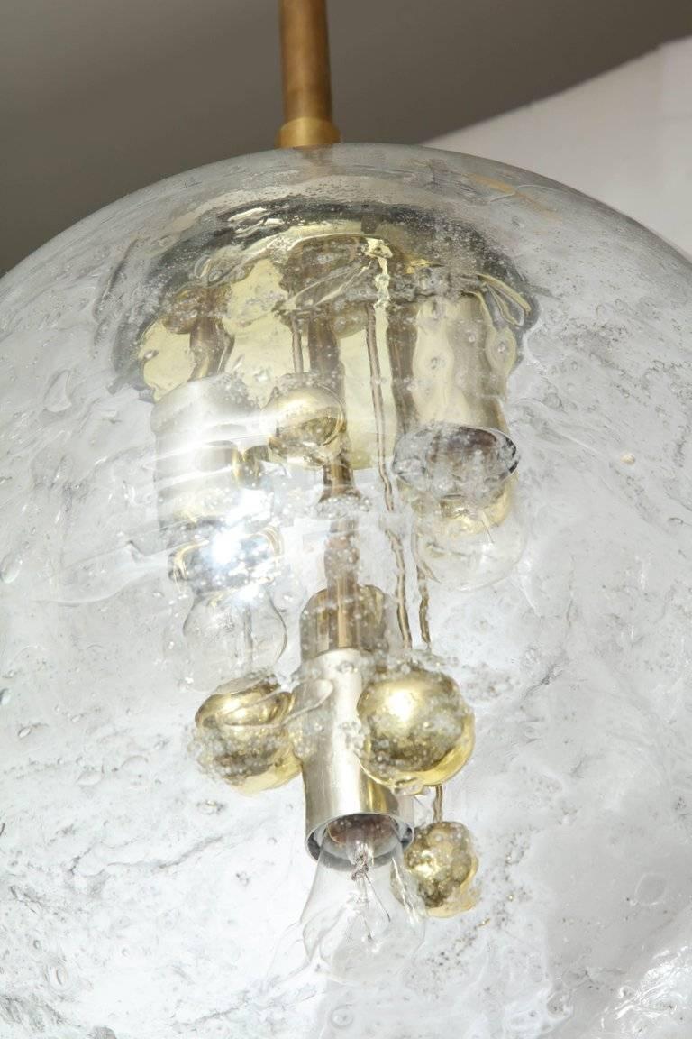German Murano Glass Sphere Pendant