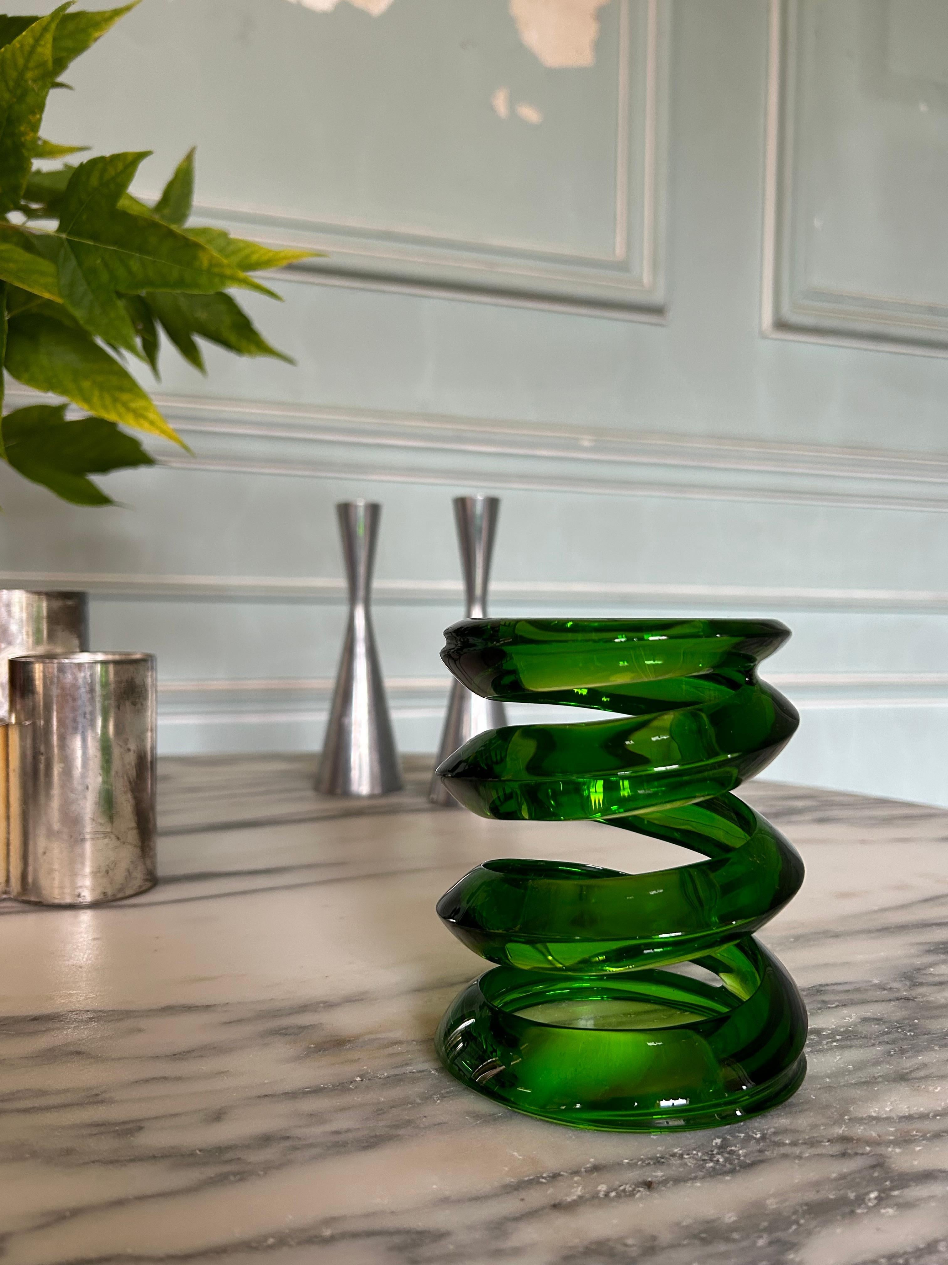 Italian Murano glass spiral For Sale