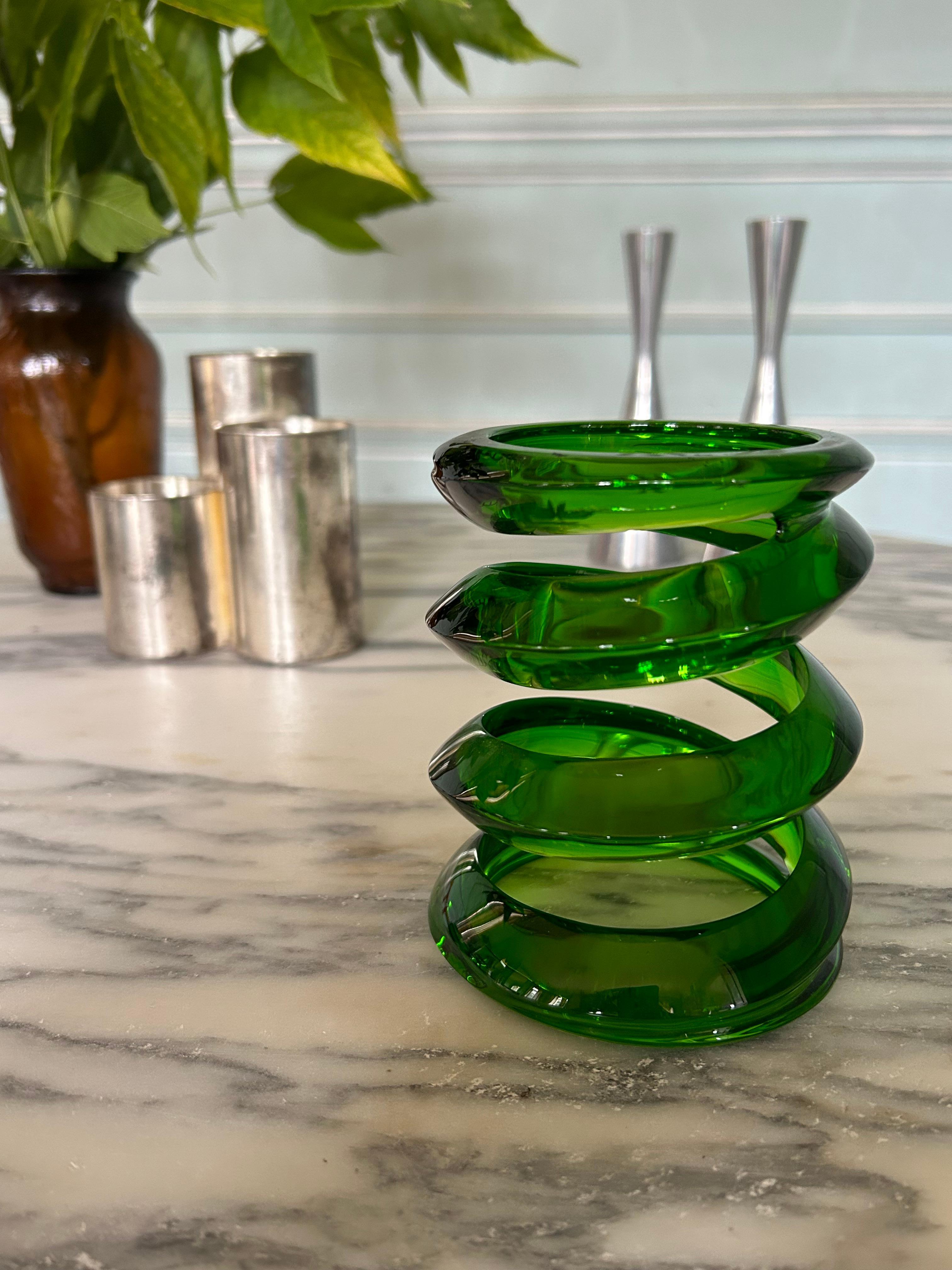 Murano glass spiral In Excellent Condition For Sale In Tourinnes-la-Grosse (Beauvechain), BE