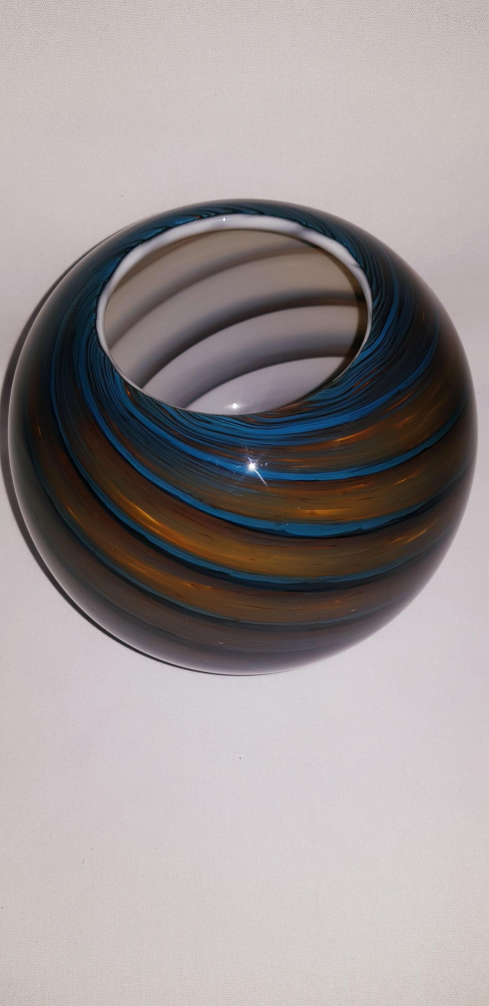 Art Deco Murano Glass Spirale, Fulvio Bianconi for Mazzega For Sale