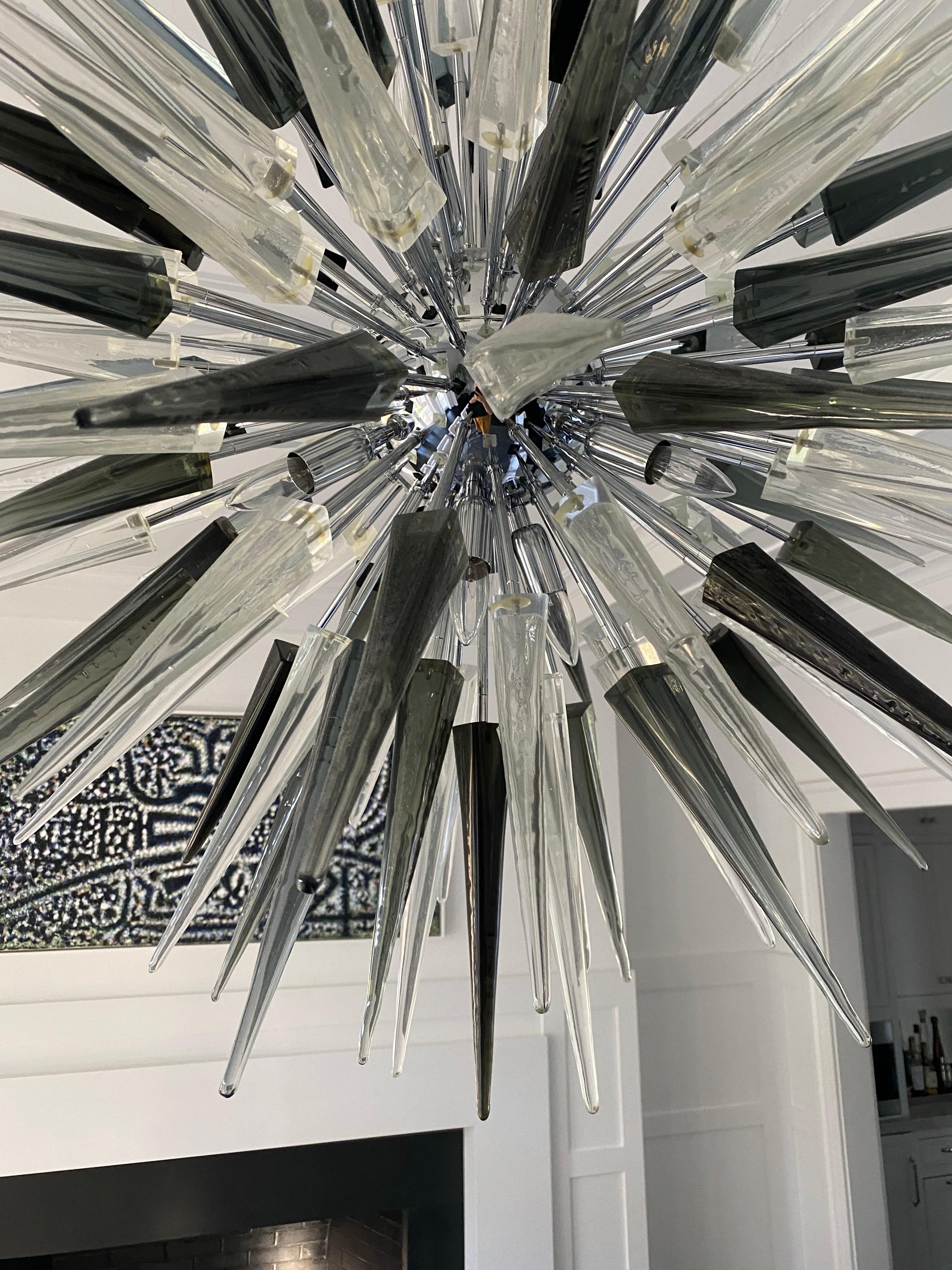 Murano Glass Sputnik Chandelier For Sale 4