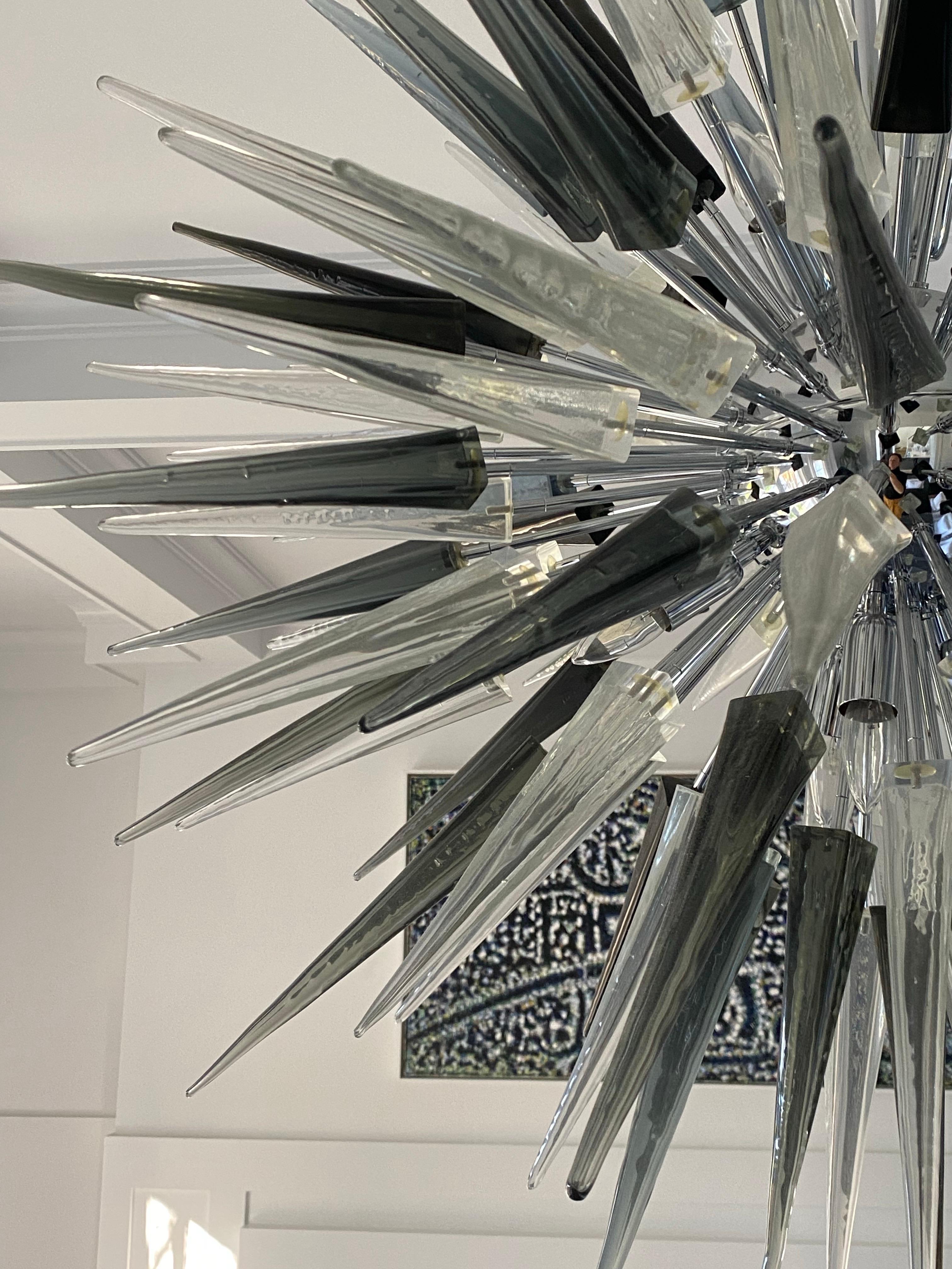Murano Glass Sputnik Chandelier For Sale 10