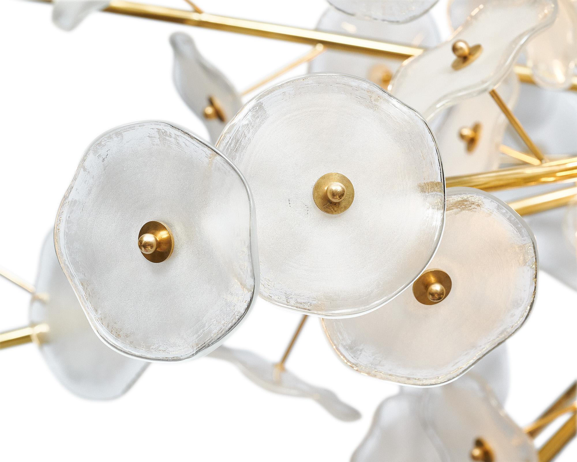 Mid-Century moderno Lampadario Sputnik in vetro di Murano in vendita