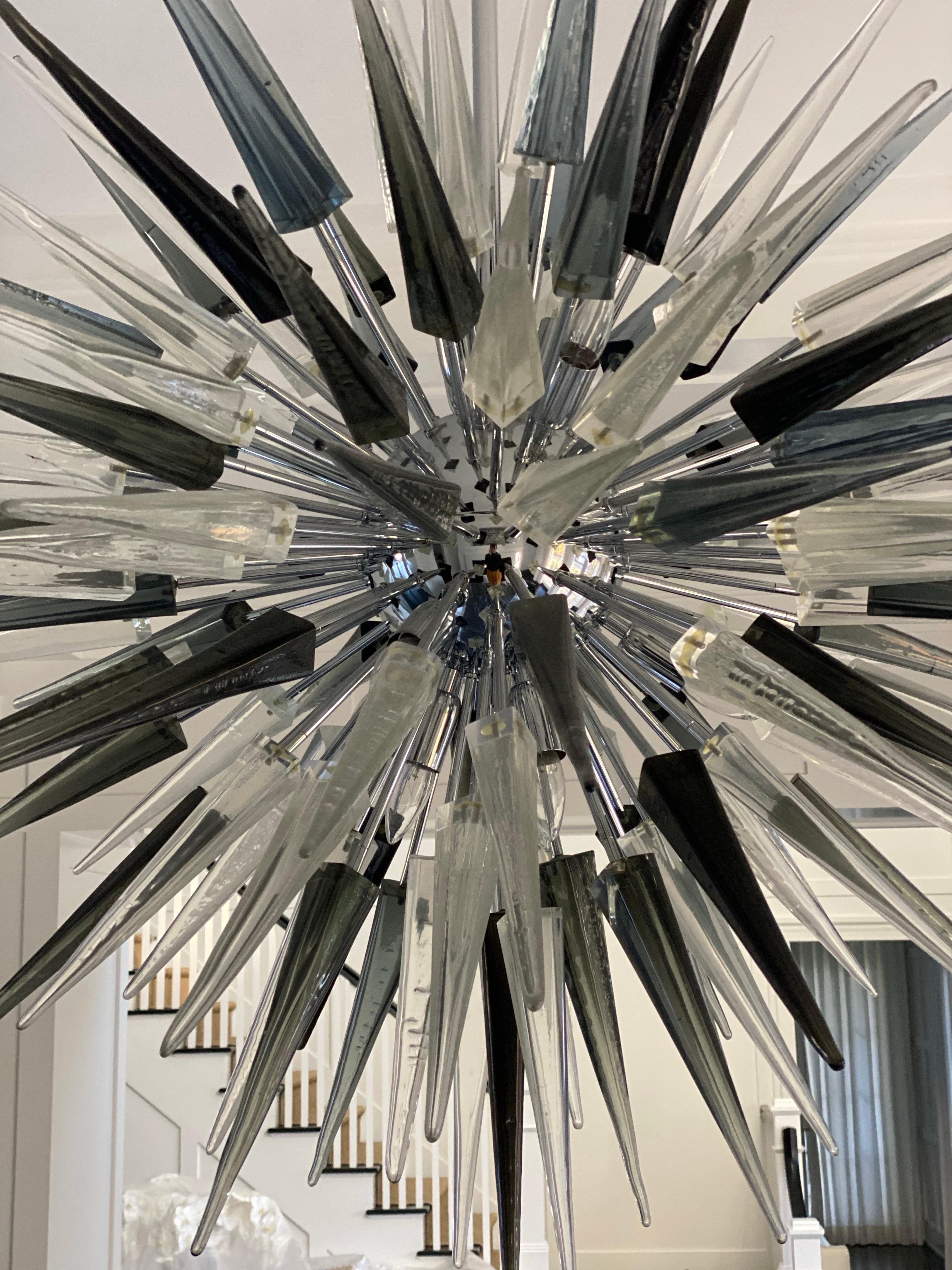 Murano Glass Sputnik Chandelier For Sale 1