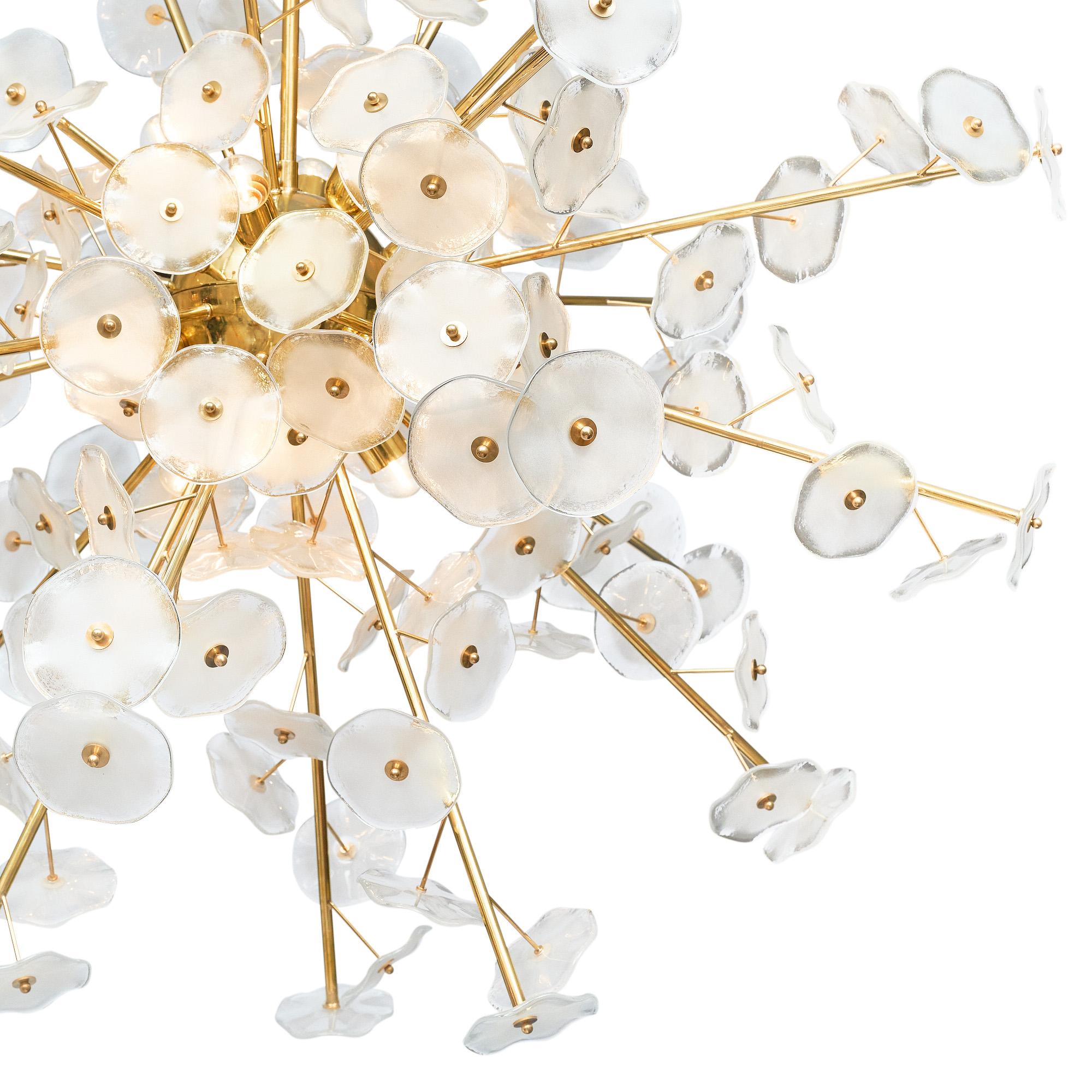 Lampadario Sputnik in vetro di Murano in vendita 1