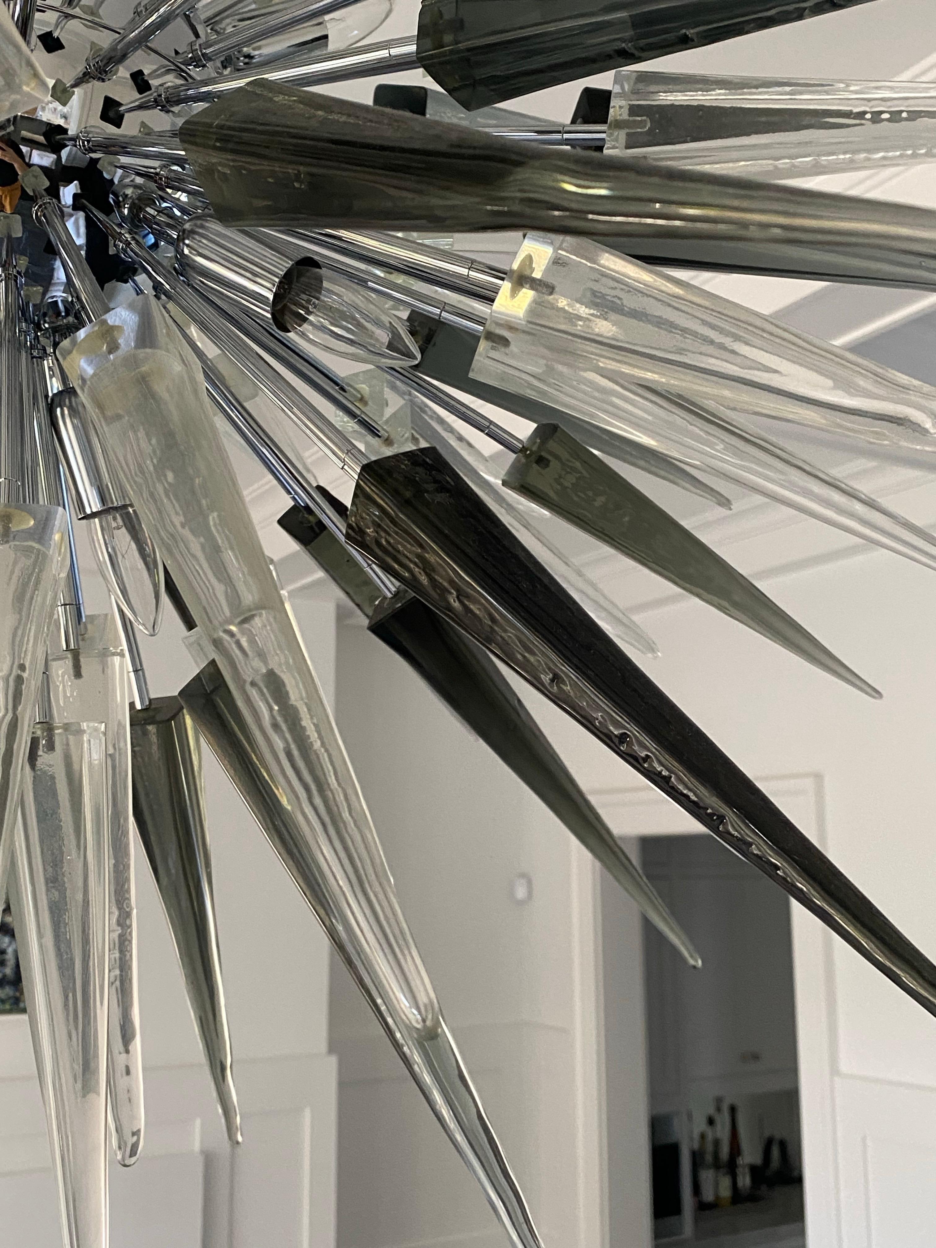 Murano Glass Sputnik Chandelier For Sale 3