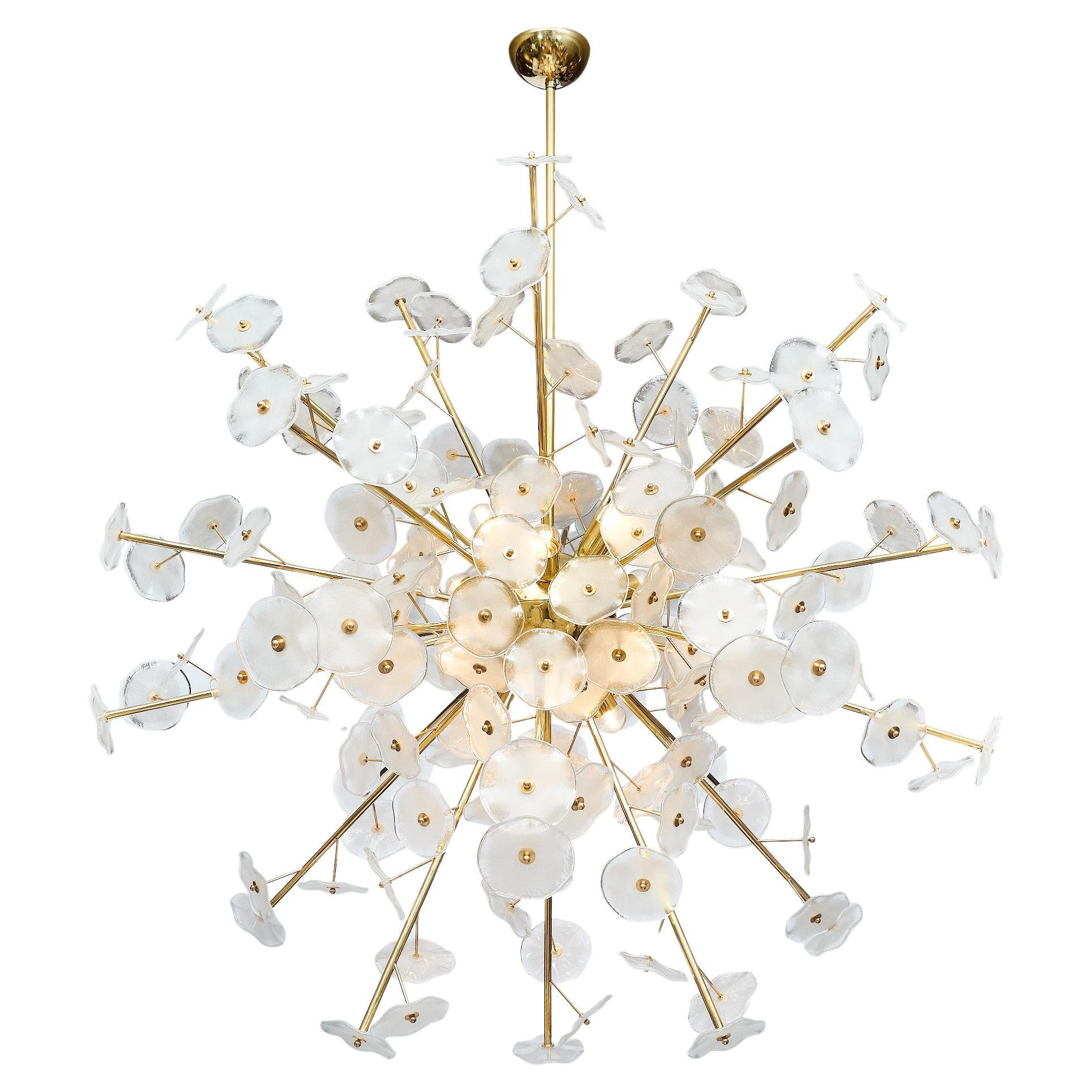 Murano Glas Sputnik-Kronleuchter