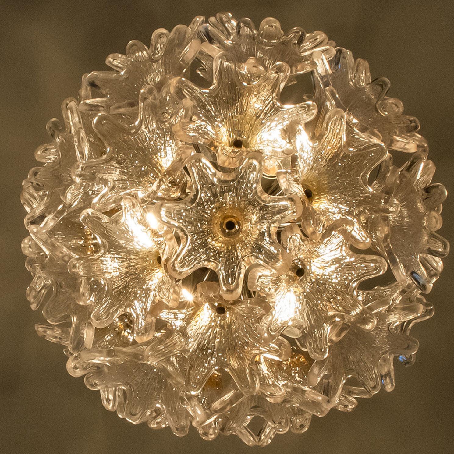 Other Murano Glass Sputnik Light Fixture by Paolo Venini for VeArt For Sale