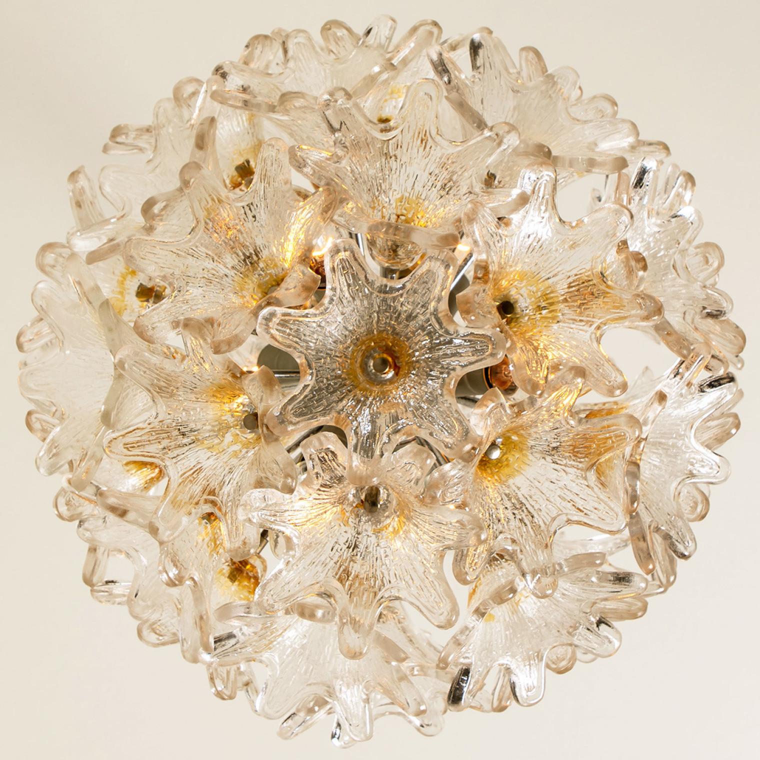 Late 20th Century Murano Glass Sputnik Light Fixture by Paolo Venini for VeArt For Sale