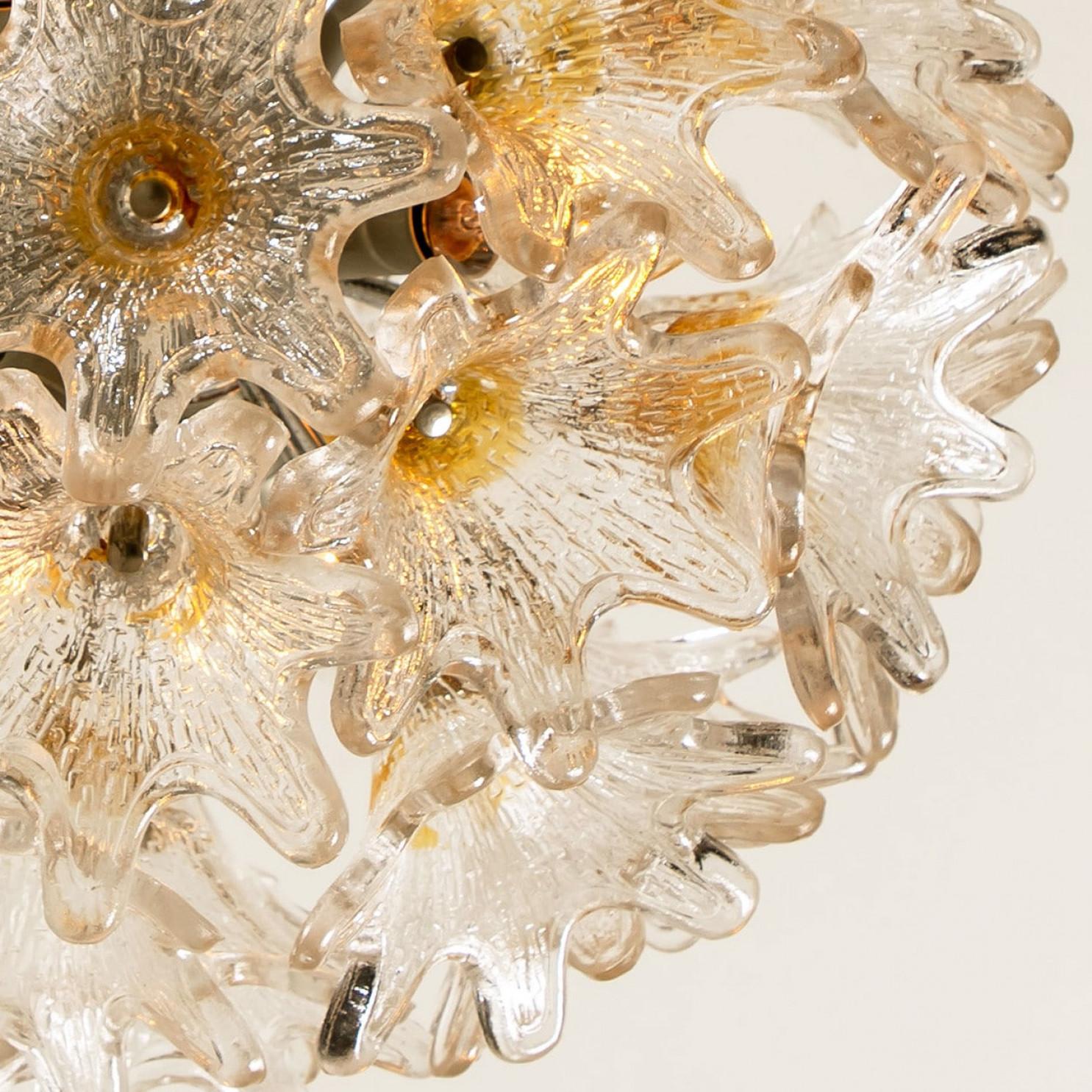 Late 20th Century Murano Glass Sputnik Light Fixture by Paolo Venini for VeArt For Sale