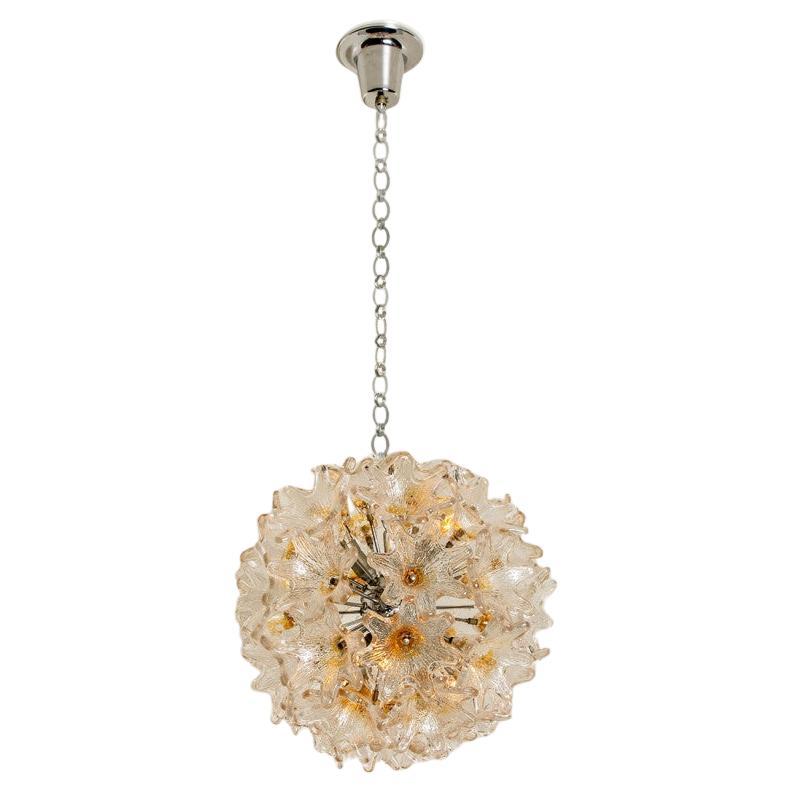 Murano Glass Sputnik Light Fixture by Paolo Venini for VeArt For Sale