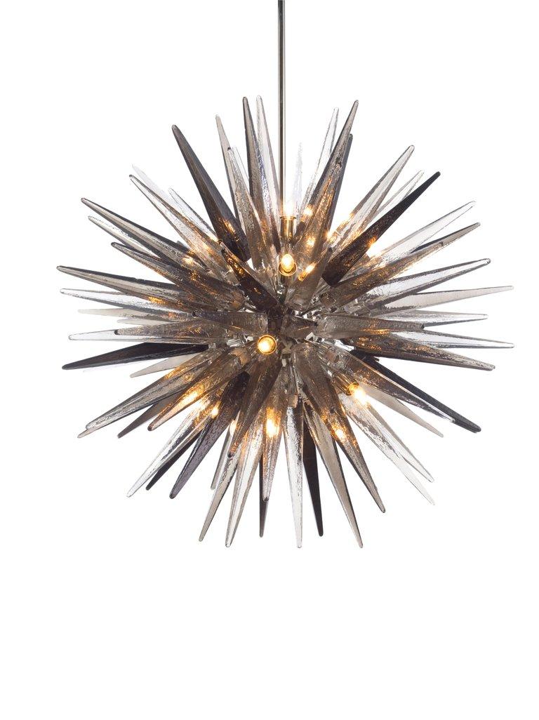 Brass Murano Glass Sputnik Shard Chandelier (US specification)