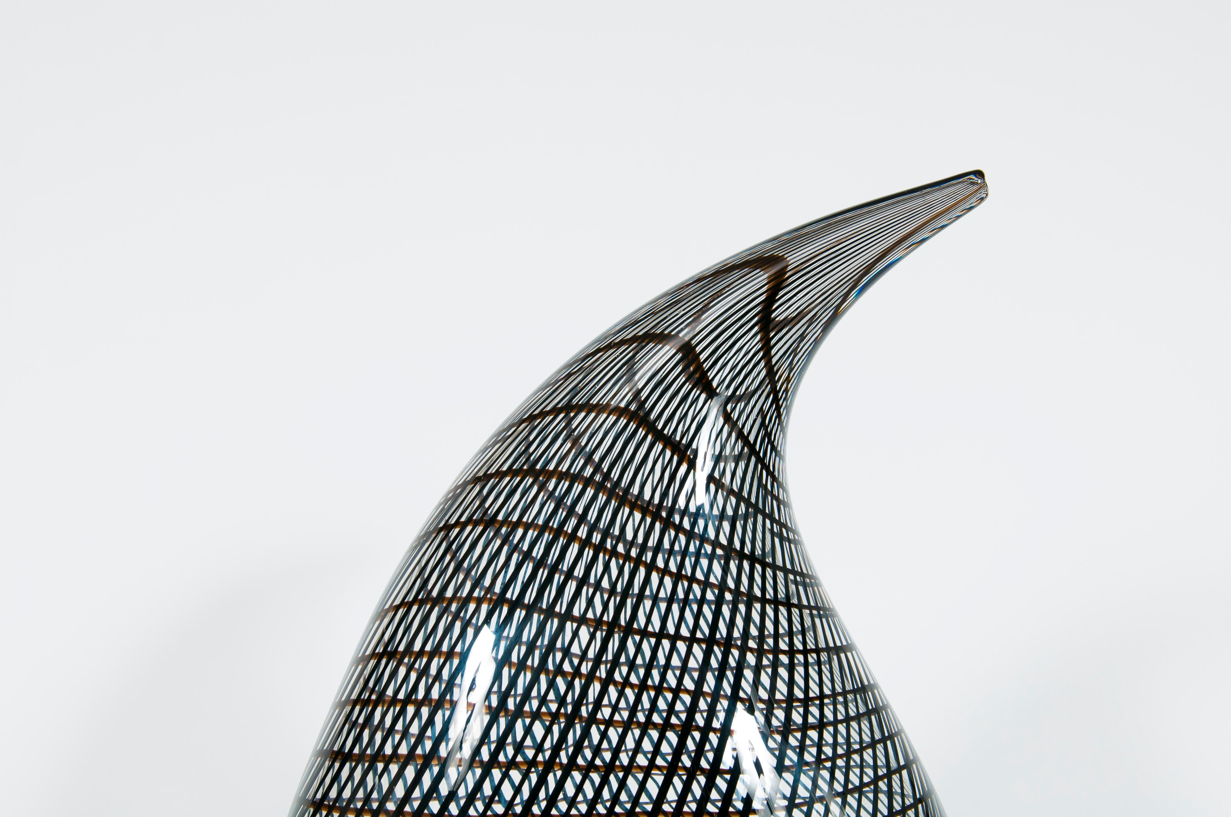 Jarrón de cristal de Murano 