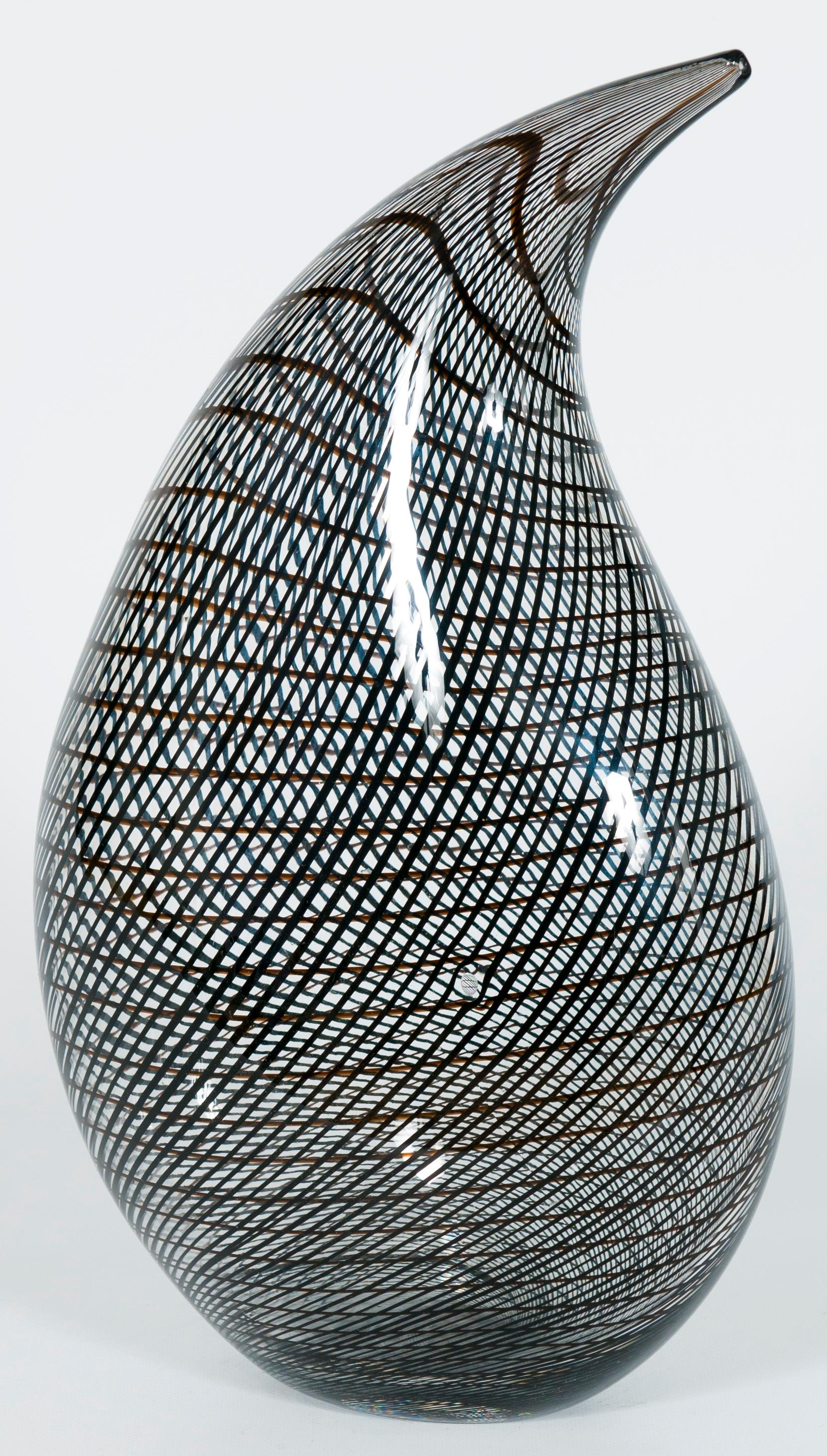 Jarrón de cristal de Murano 