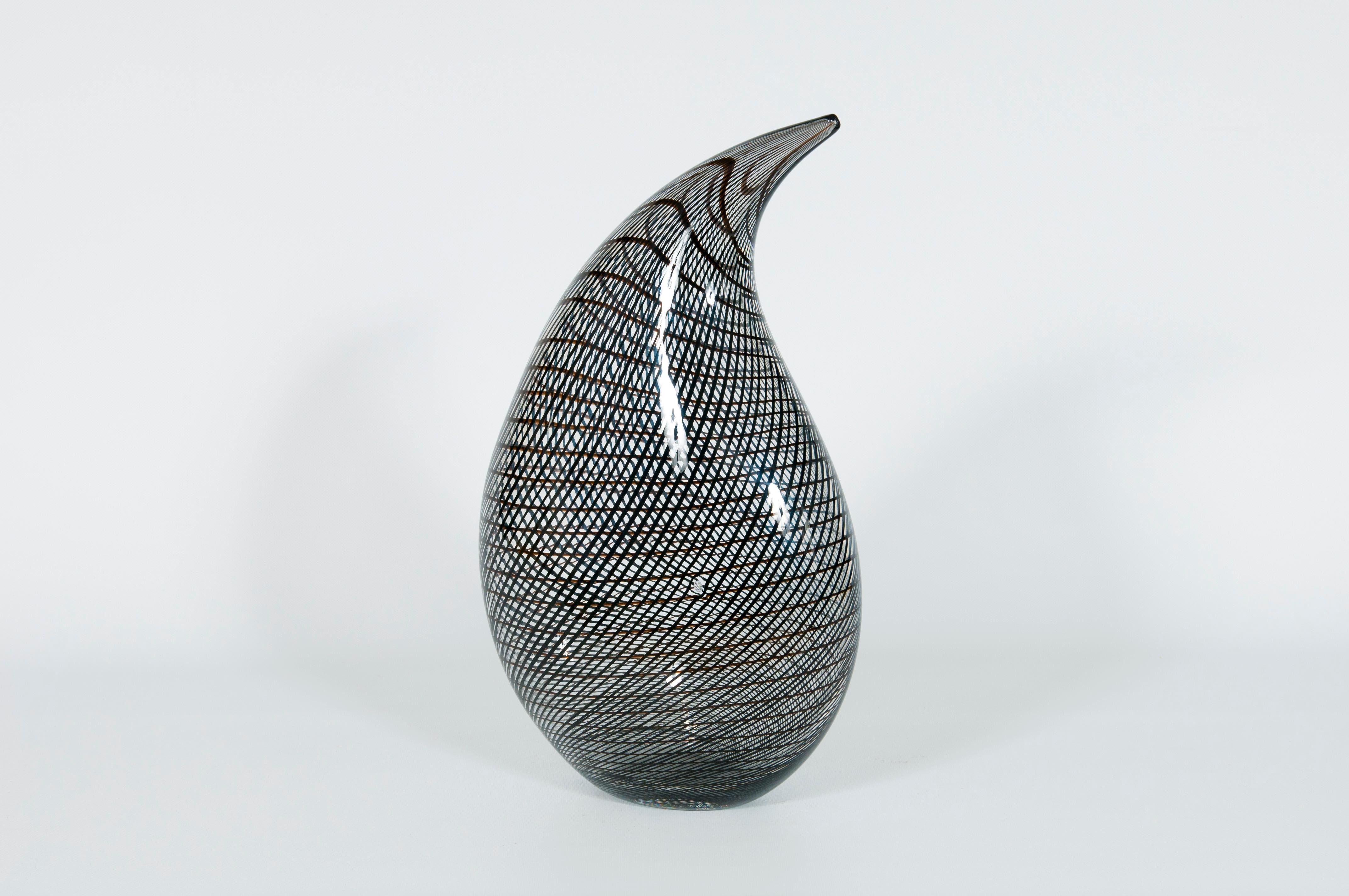 Jarrón de cristal de Murano 