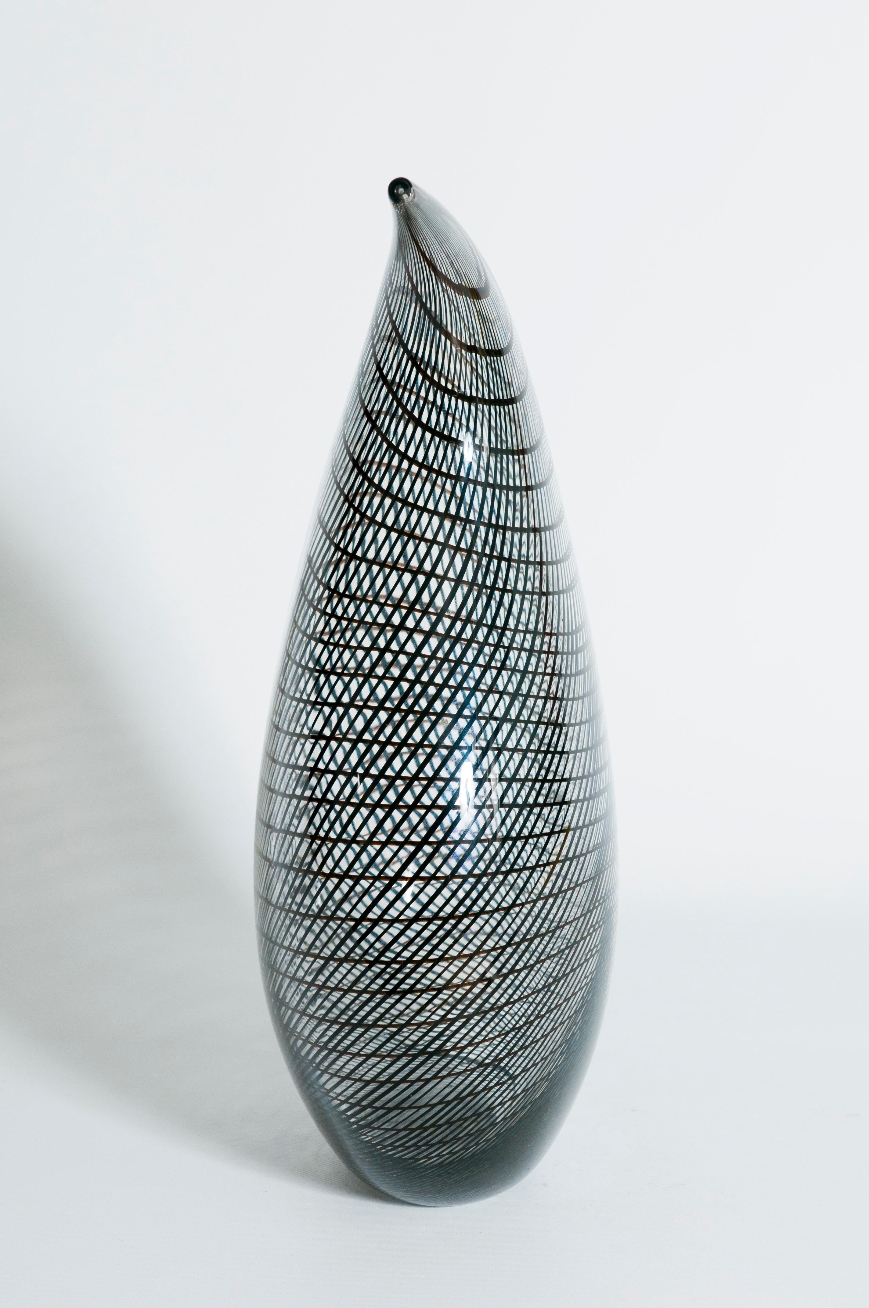Jarrón de cristal de Murano 