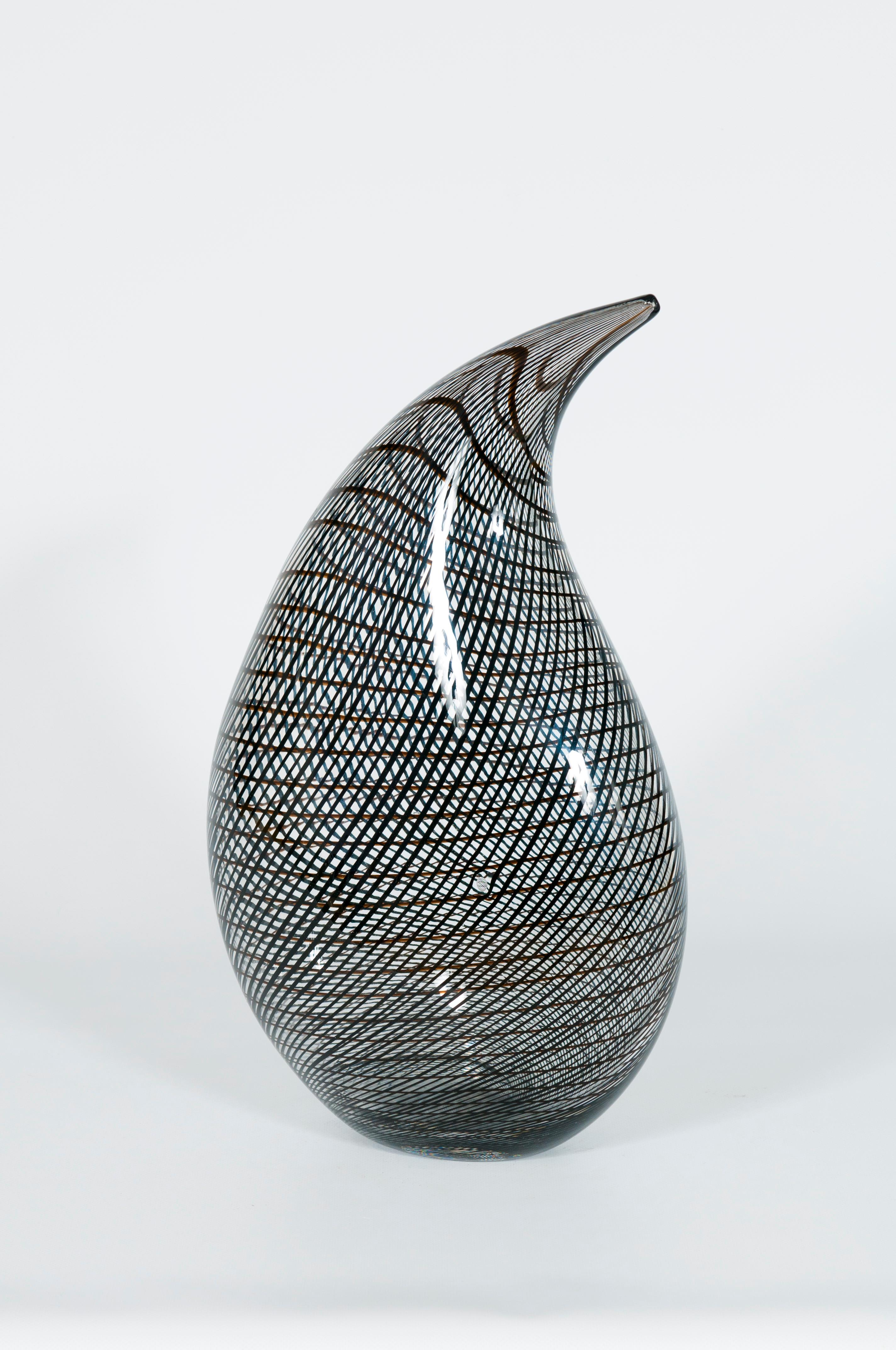 Jarrón de cristal de Murano 