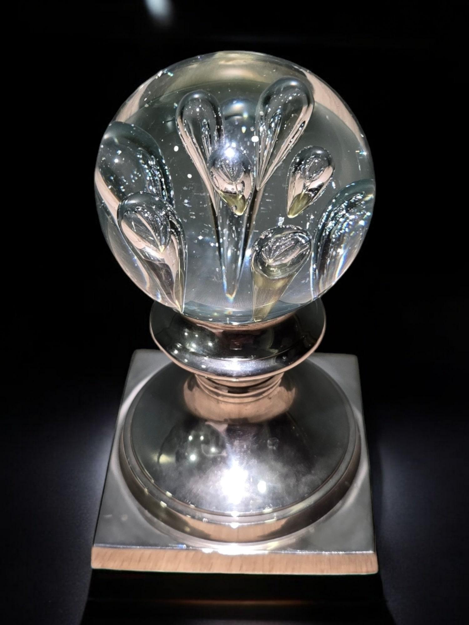 Murano-Glas-Treppenknauf, 1980er Jahre im Angebot 6