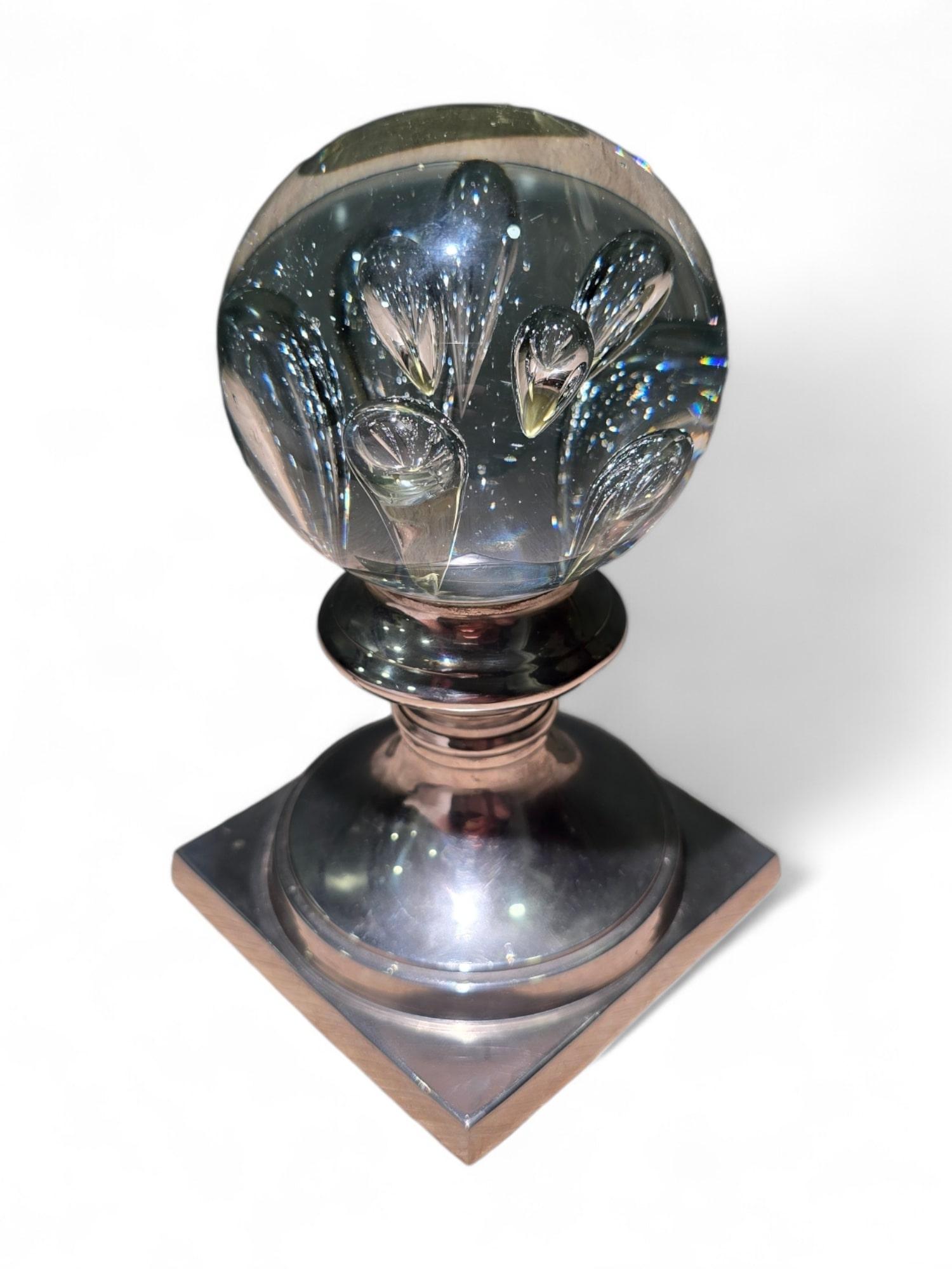 Murano-Glas-Treppenknauf, 1980er Jahre im Angebot 7