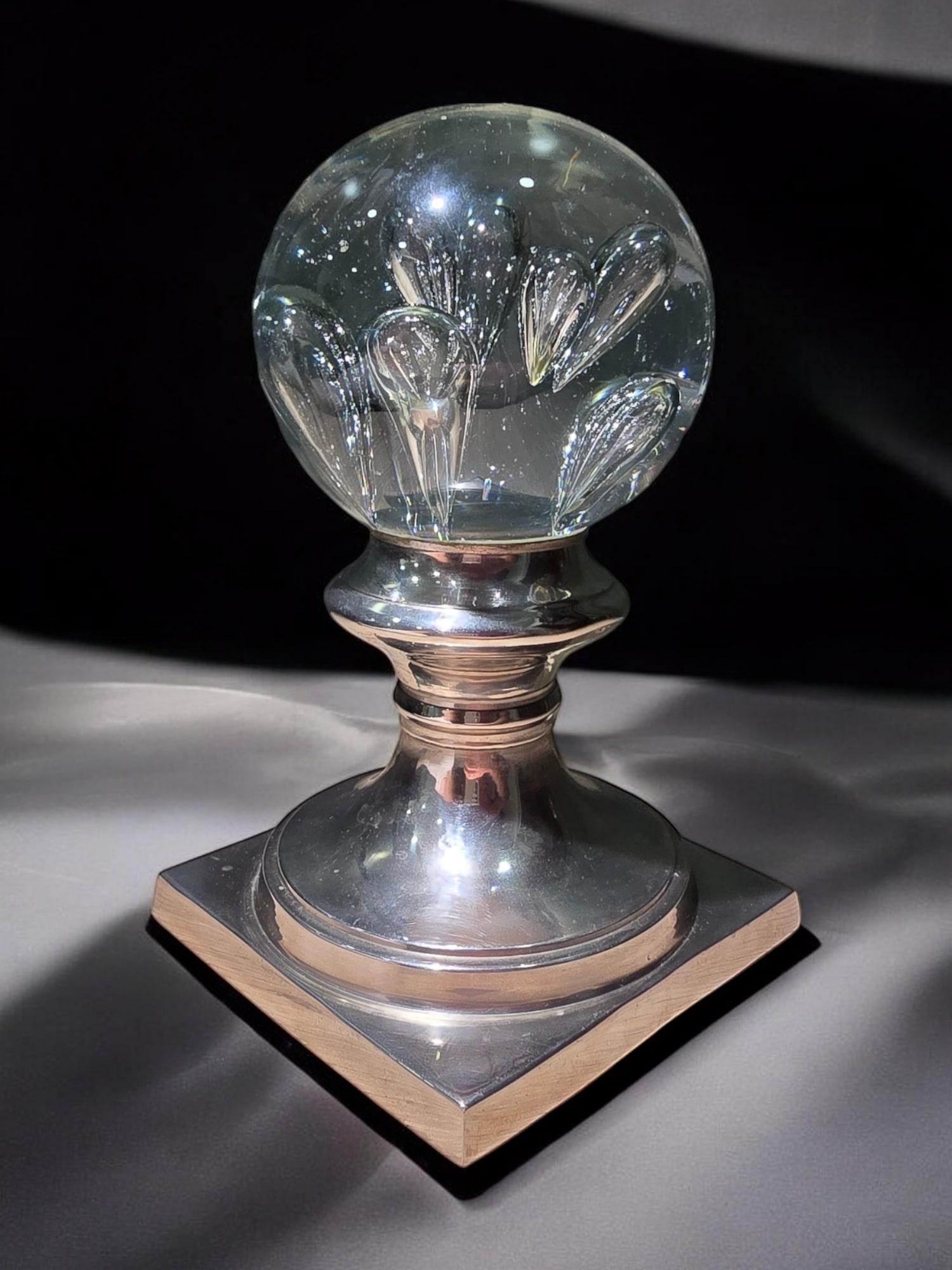 Murano-Glas-Treppenknauf, 1980er Jahre (20. Jahrhundert) im Angebot