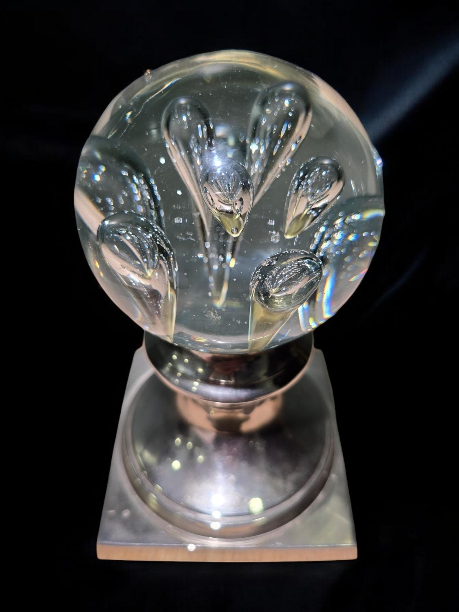 Murano-Glas-Treppenknauf, 1980er Jahre im Angebot 1