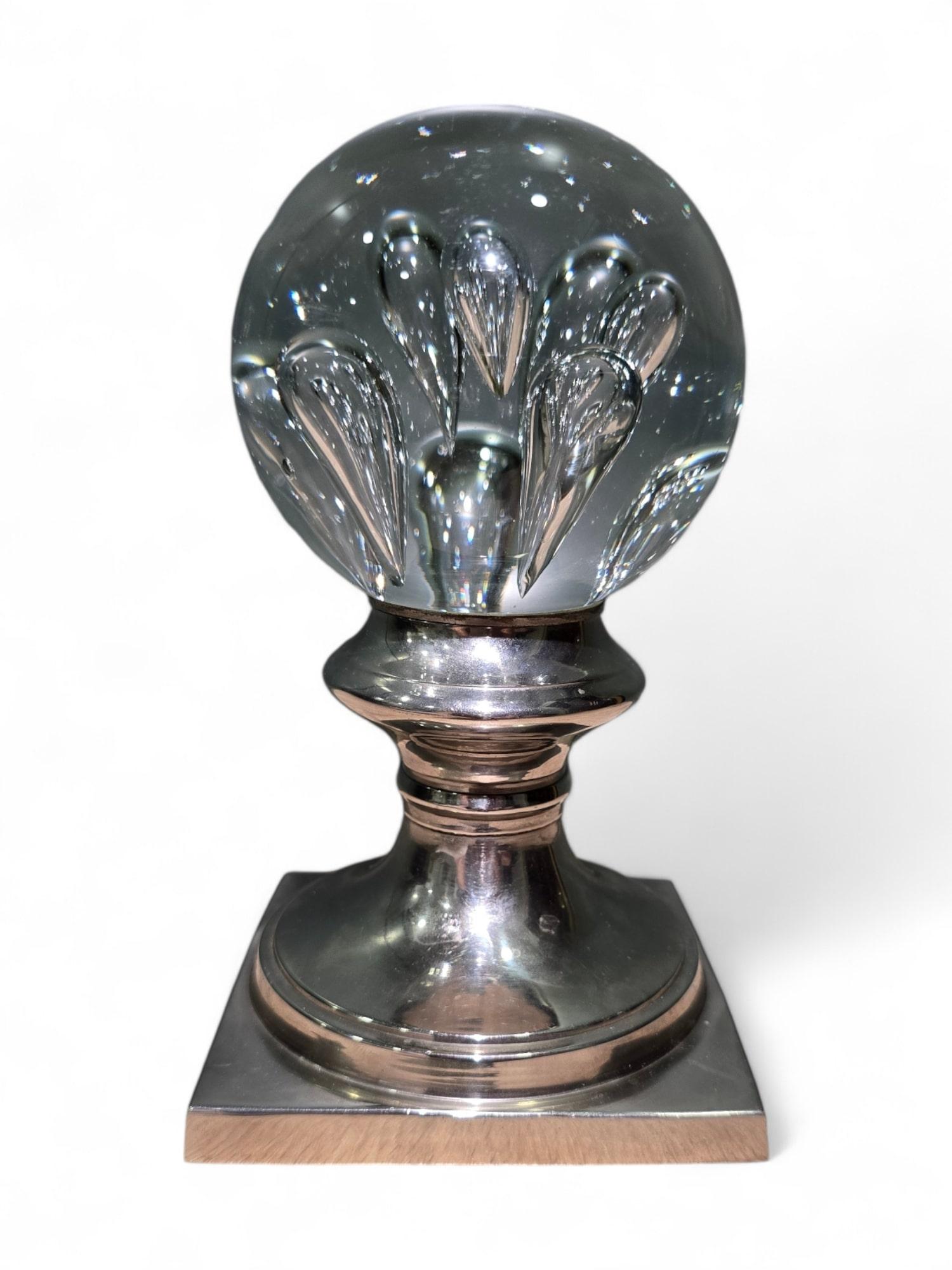 Murano-Glas-Treppenknauf, 1980er Jahre im Angebot 3