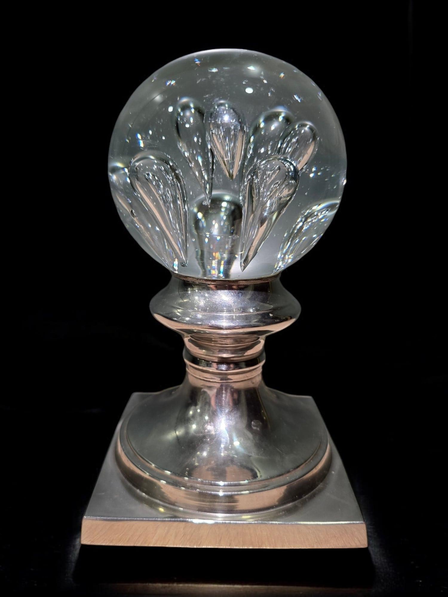 Murano-Glas-Treppenknauf, 1980er Jahre im Angebot 4