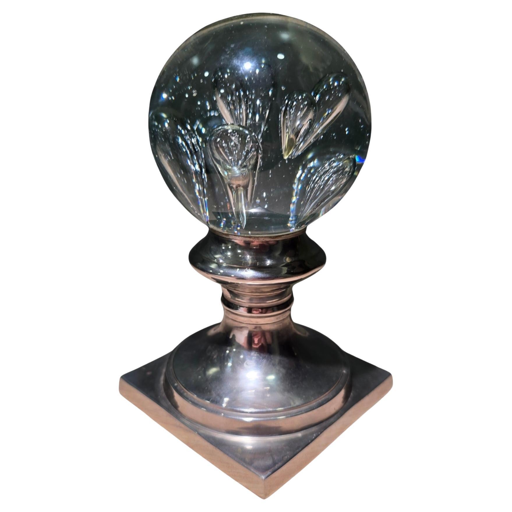 Murano Glass Staircase Knob, 1980s