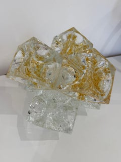 Murano glass "Stella" Table Lamp by Albano Poli for Poliarte, 1960s