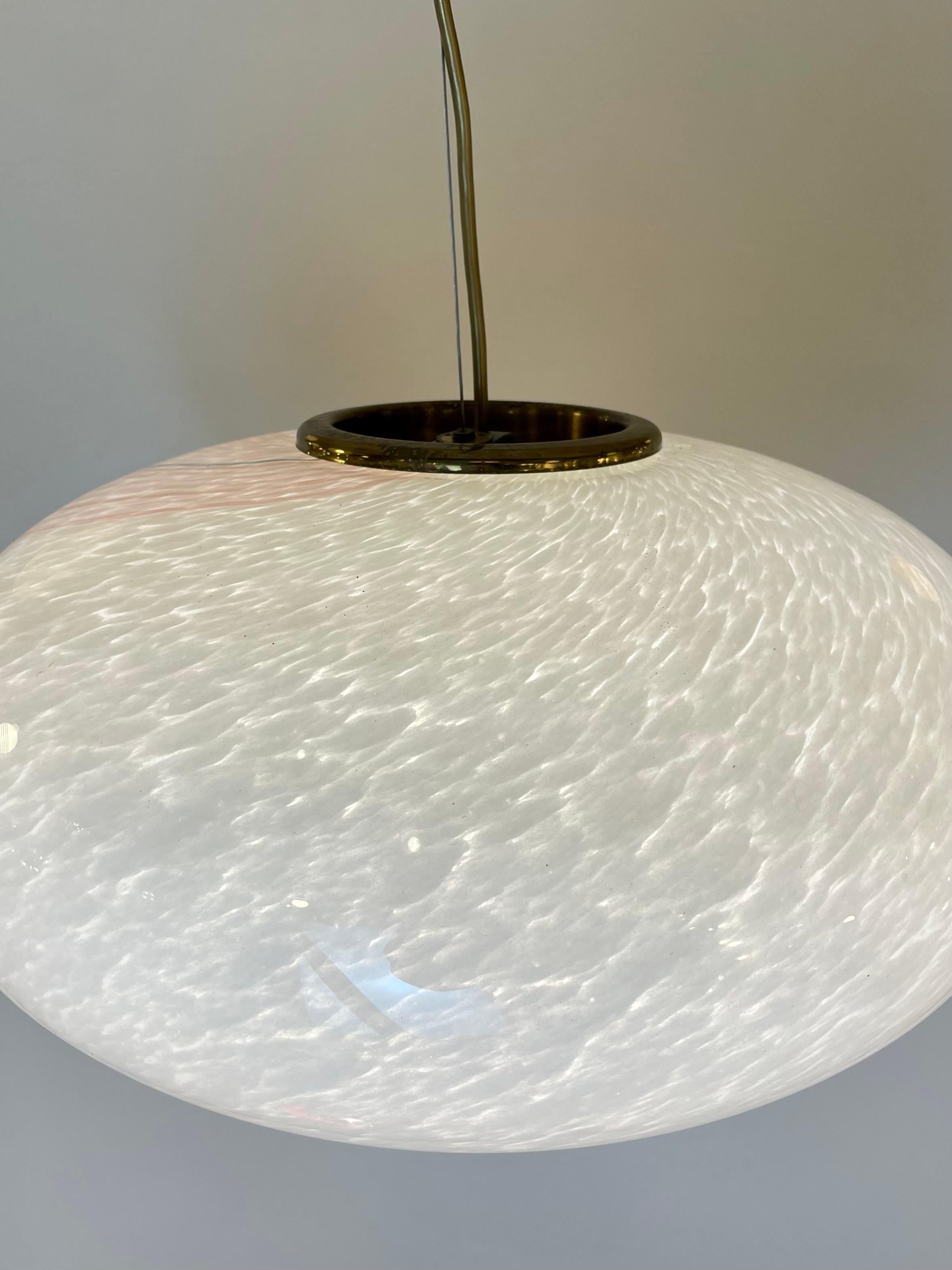 Romantic Murano Glass Suspension att. to La Murrina, 1980s For Sale