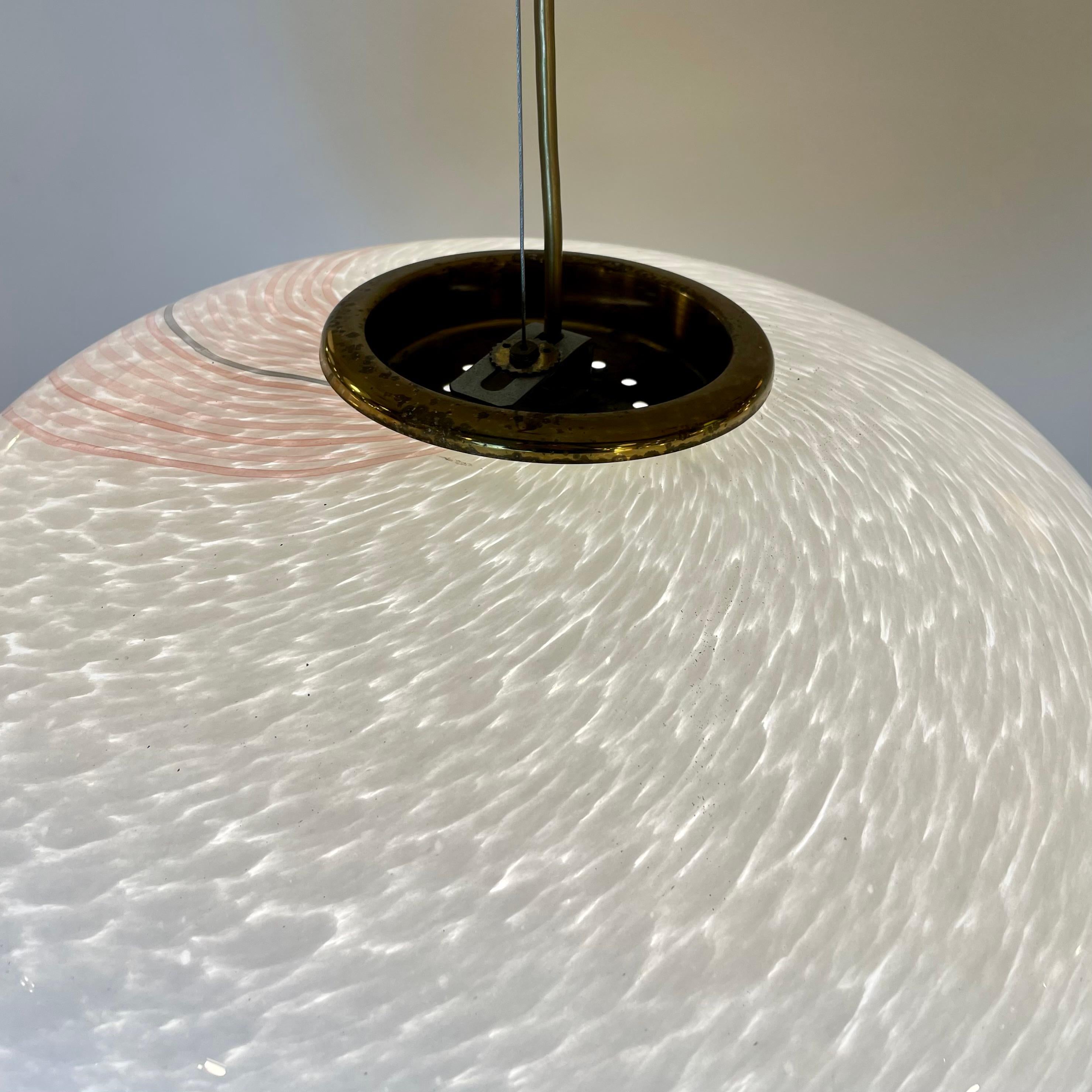 Italian Murano Glass Suspension att. to La Murrina, 1980s For Sale
