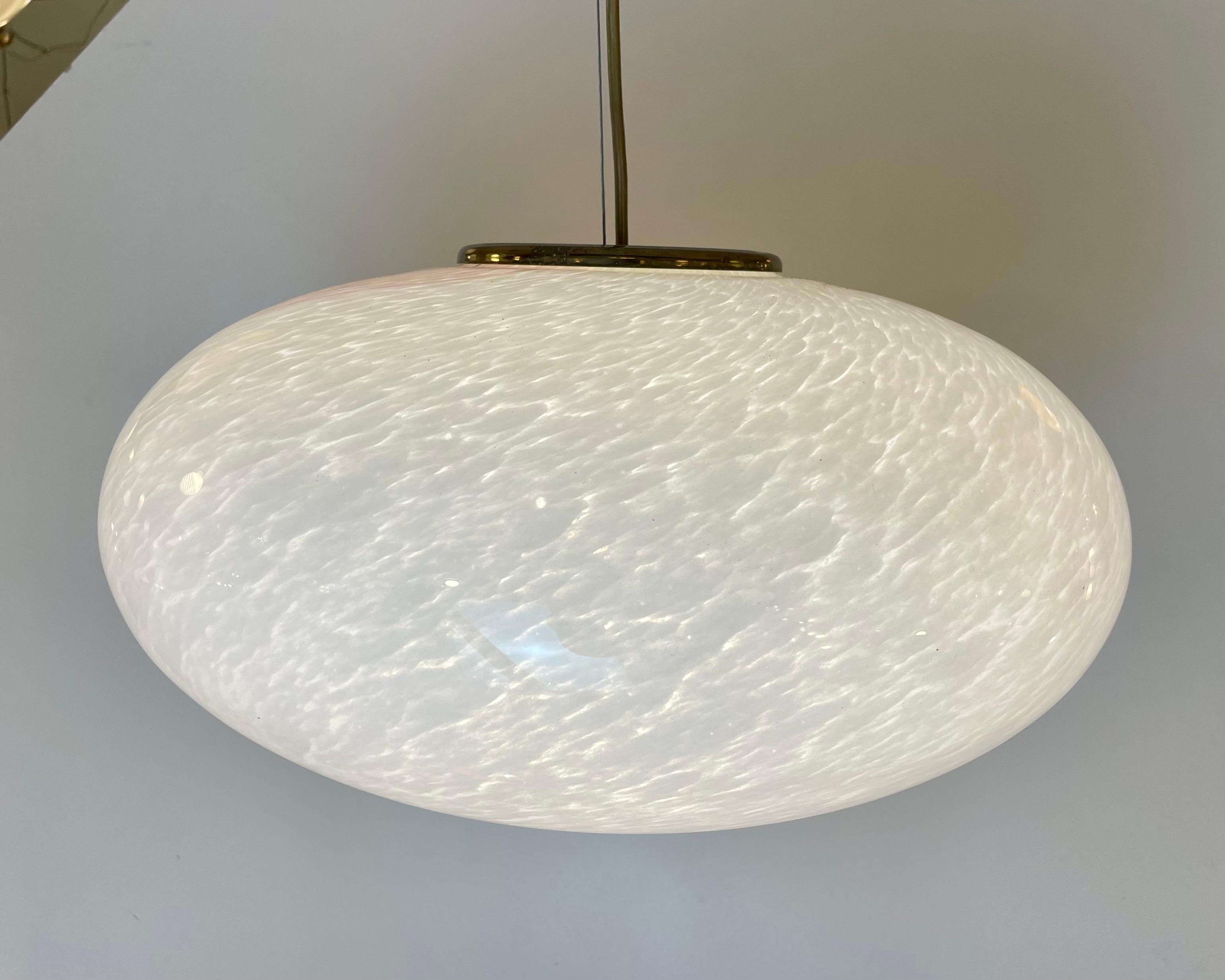 Late 20th Century Murano Glass Suspension att. to La Murrina, 1980s For Sale
