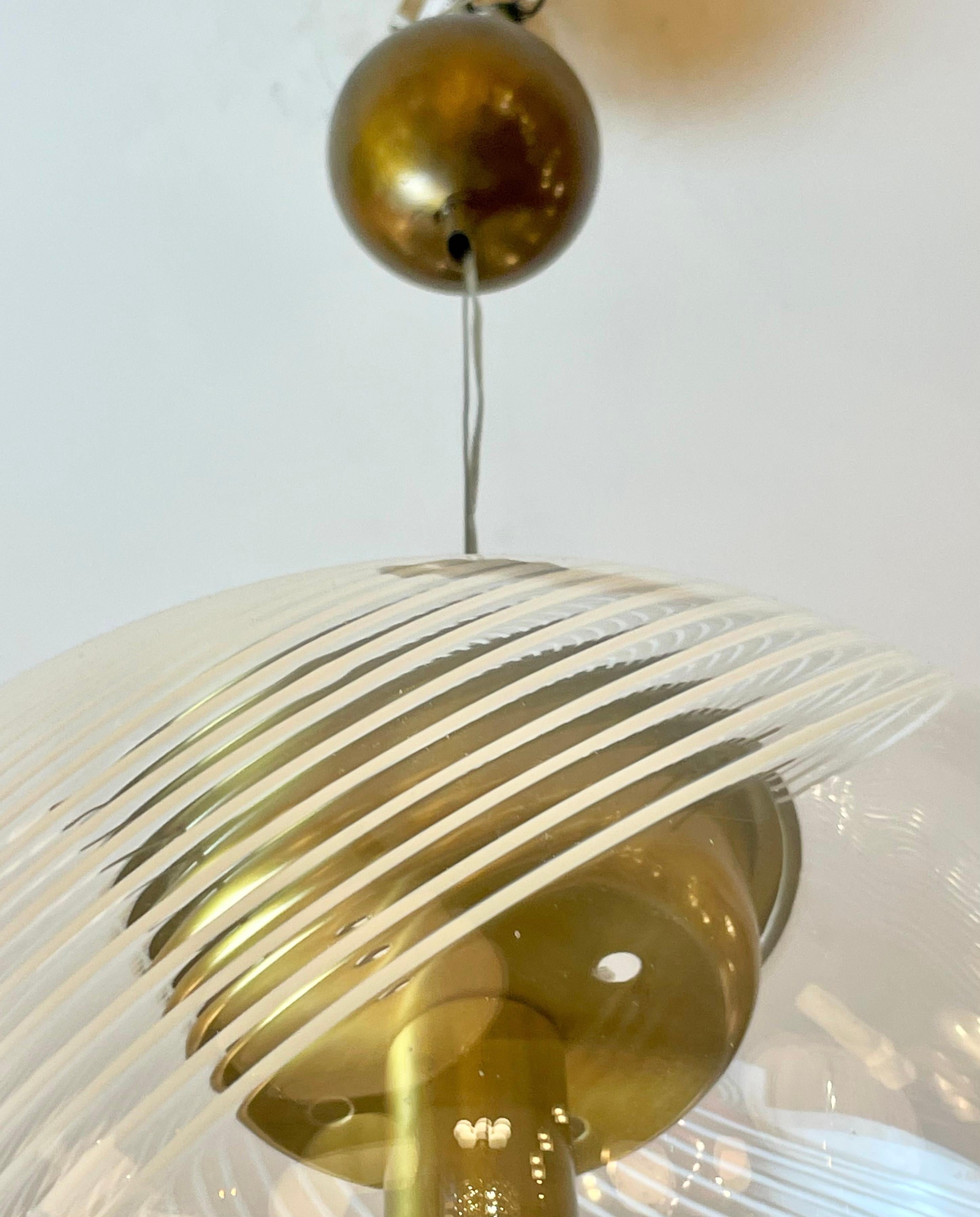 Suspension en verre de Murano par La Murrina, années 1980 en vente 3