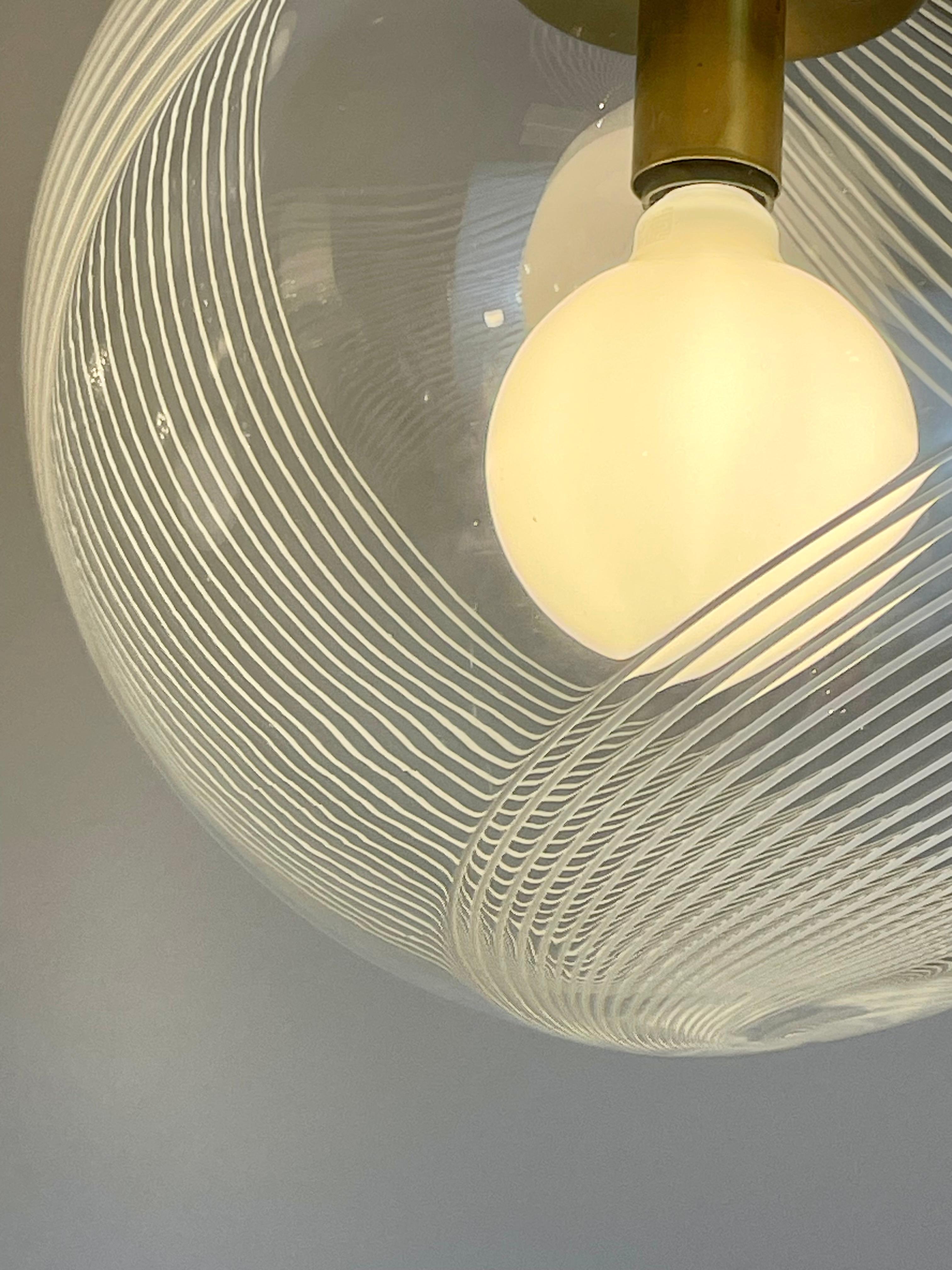 Mid-Century Modern Suspension en verre de Murano par La Murrina, années 1980 en vente
