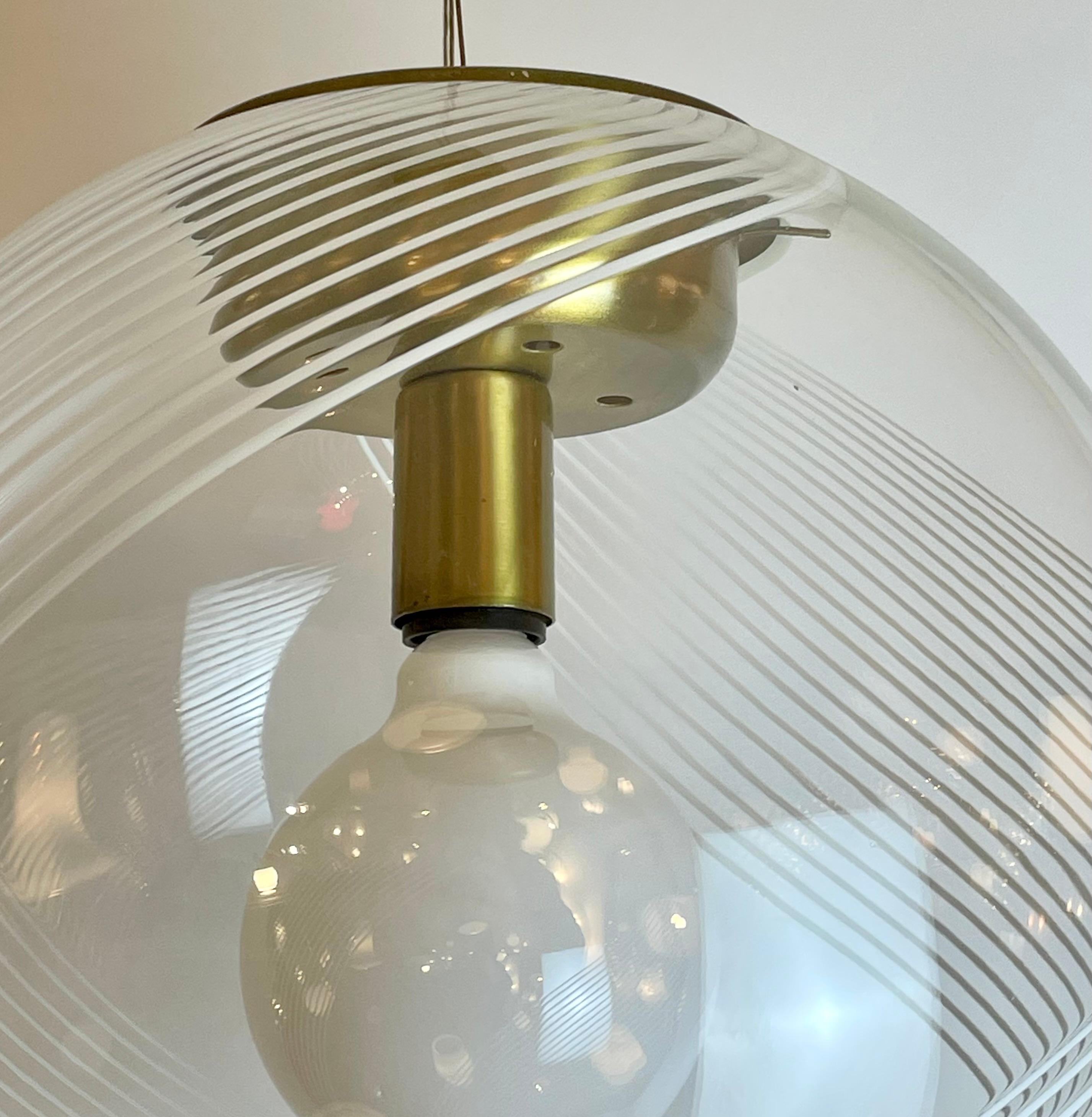 italien Suspension en verre de Murano par La Murrina, années 1980 en vente
