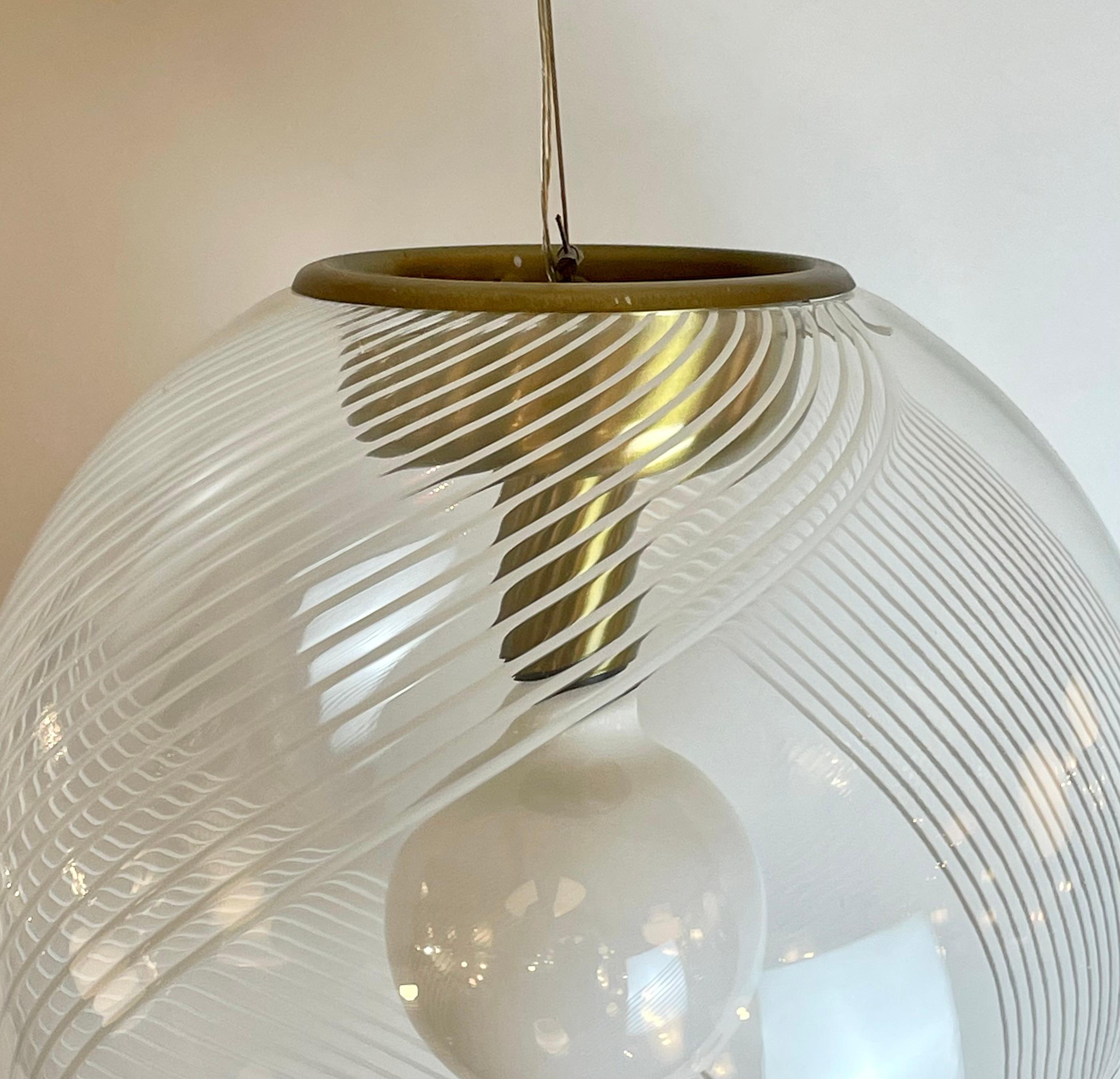 Suspension en verre de Murano par La Murrina, années 1980 Bon état - En vente à Brussel, BE