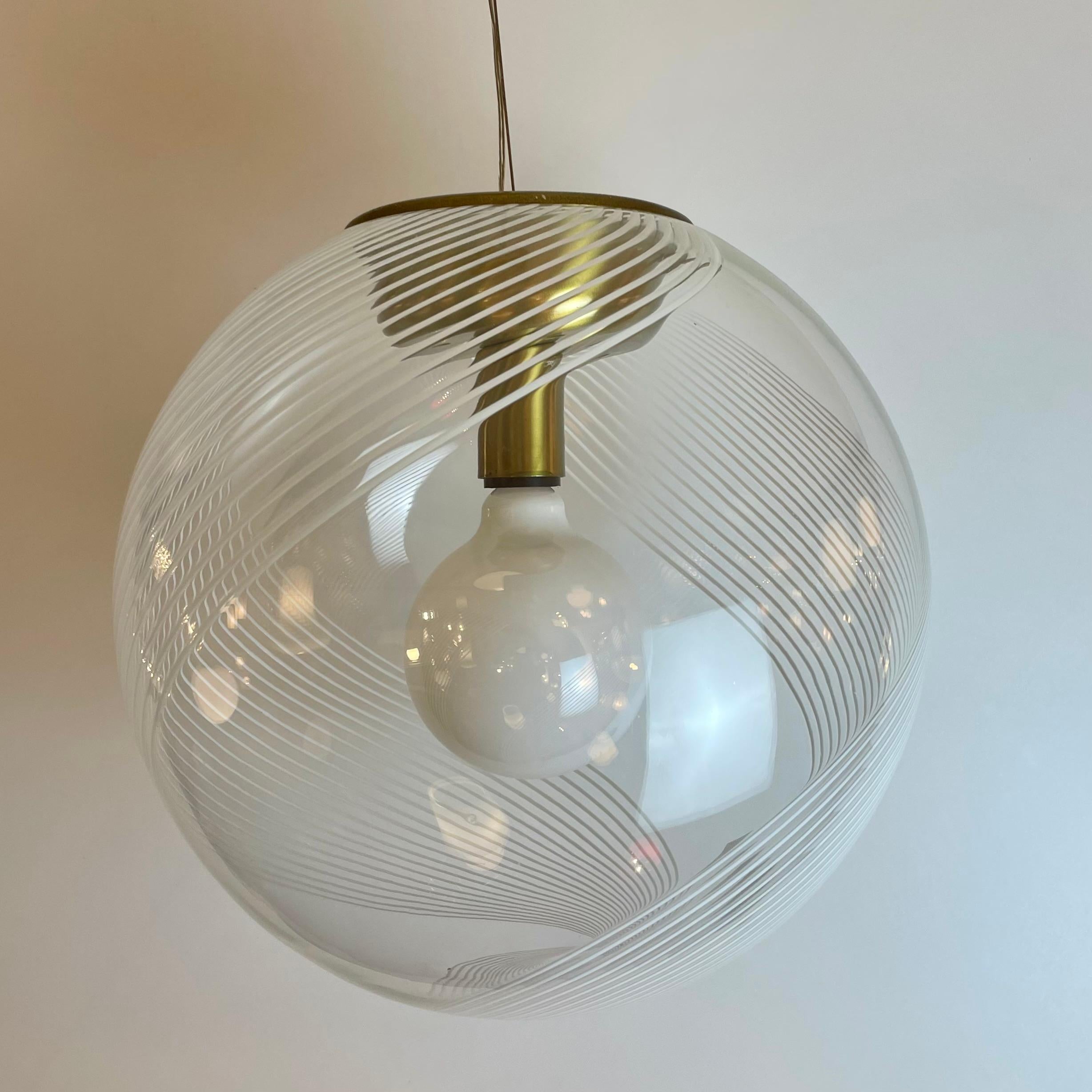 Fin du 20e siècle Suspension en verre de Murano par La Murrina, années 1980 en vente