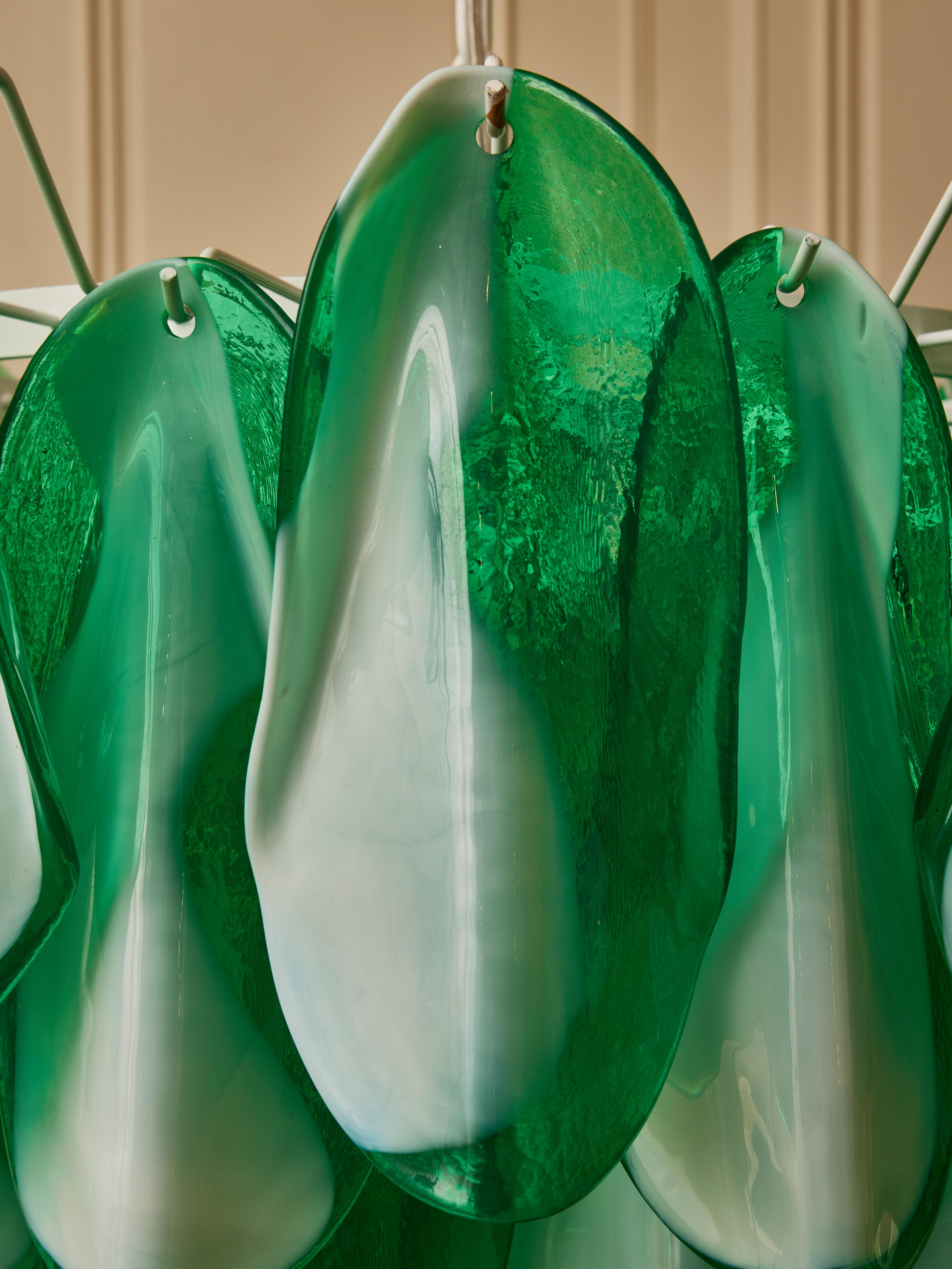 Contemporary Murano Glass Suspension by Studio Glustin For Sale