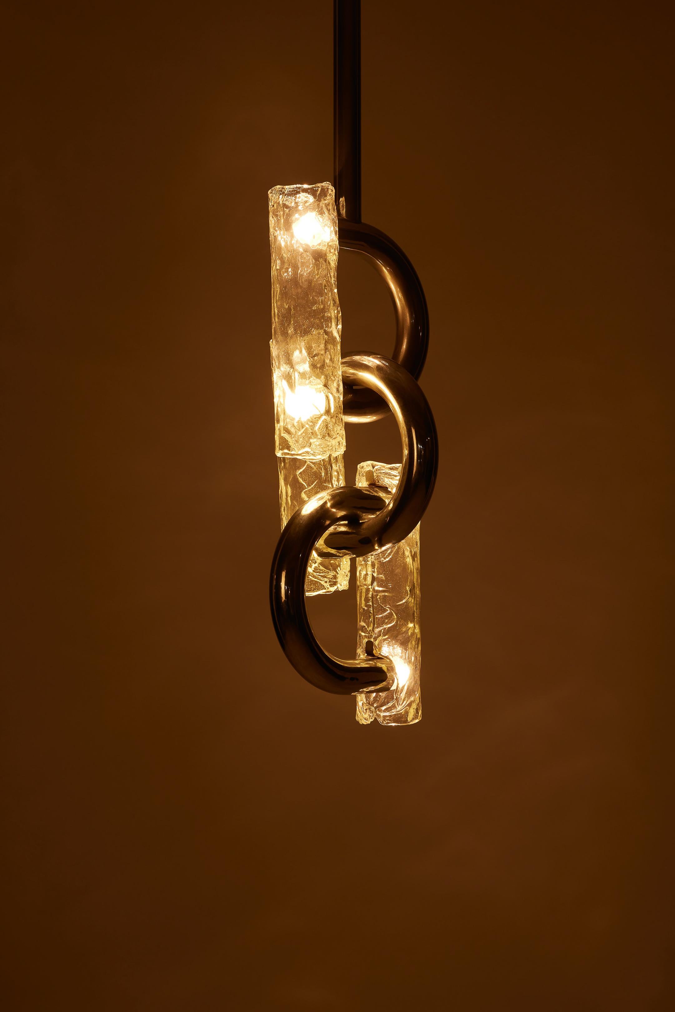 20th Century Murano glass suspension For Sale